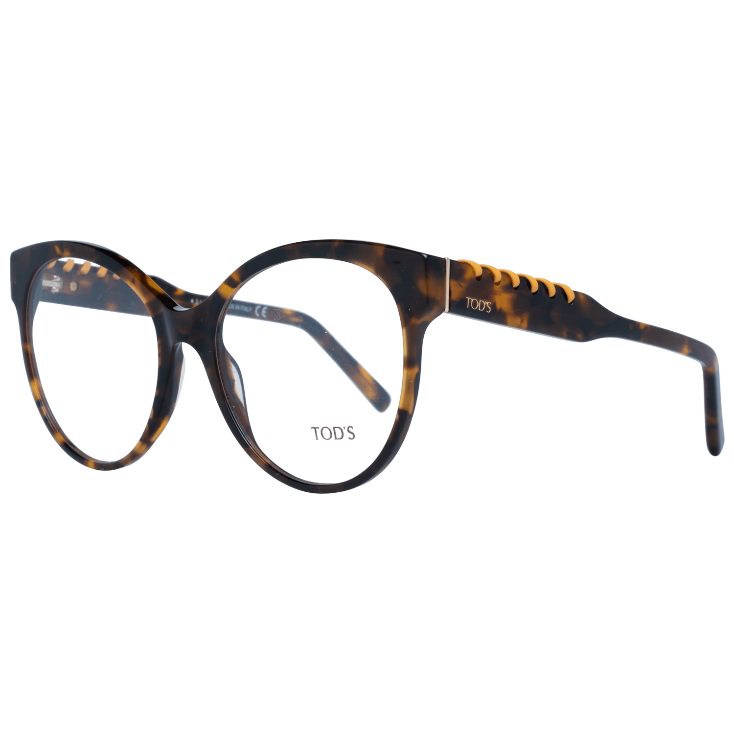 Tod's Chic Brown Round Full-Rim Women's Glasses - Luksusmuotia Tod's - Tutustu YVES JAVANNI® 