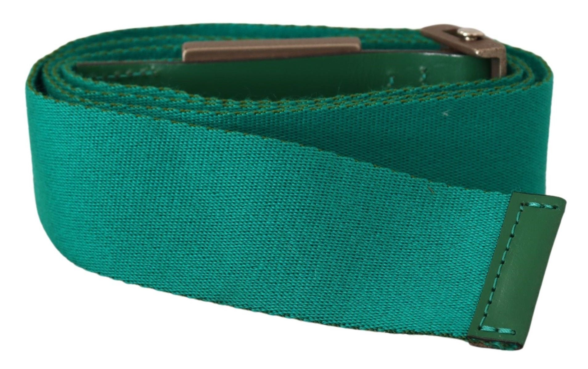 GF Ferre Elegant Green Adjustable Cotton Belt - Luksuslaukut ja asusteet GF Ferre - Tutustu YVES JAVANNI® 