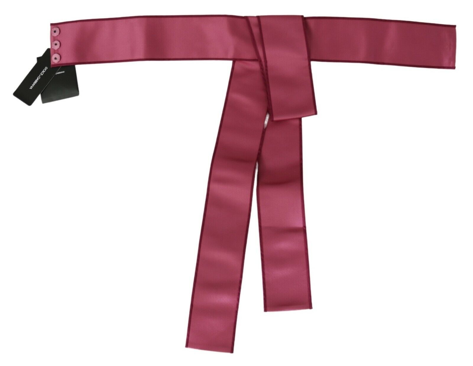 Dolce & Gabbana Elegant Pink Silk Wide Waist Belt - Luksuslaukut ja asusteet Dolce & Gabbana - Tutustu YVES JAVANNI® 