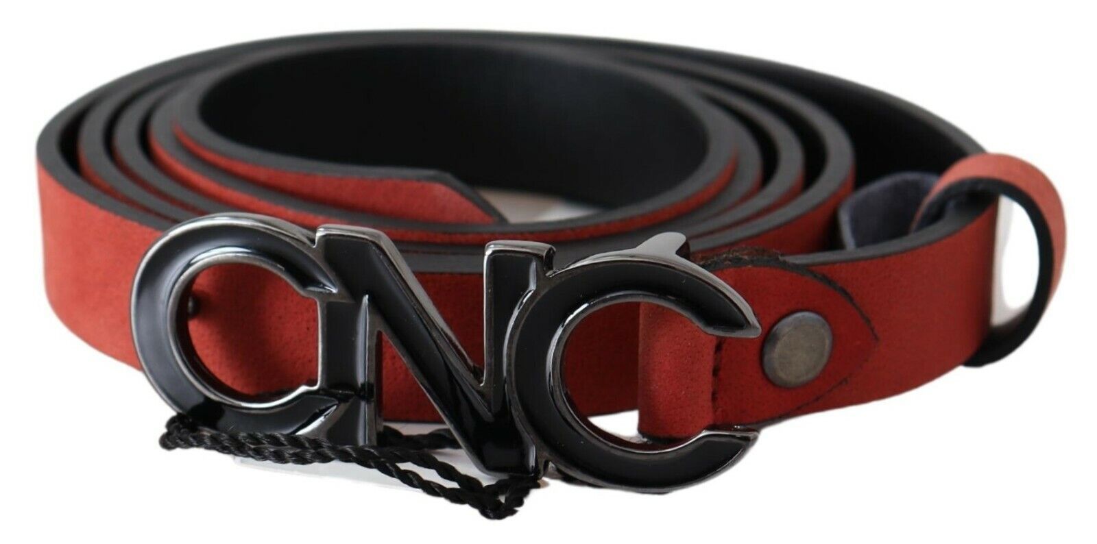 Costume National Elegant Blood Red Leather Belt - Luksuslaukut ja asusteet Costume National - Tutustu YVES JAVANNI® 