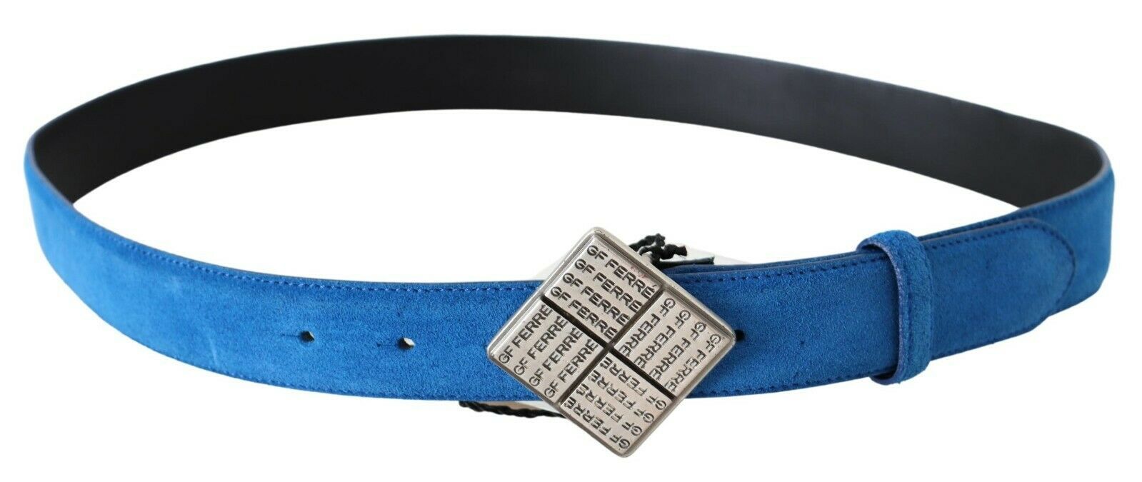 GF Ferre Elegant Royal Blue Leather Belt - Luksusmuotia GF Ferre - Tutustu YVES JAVANNI® 