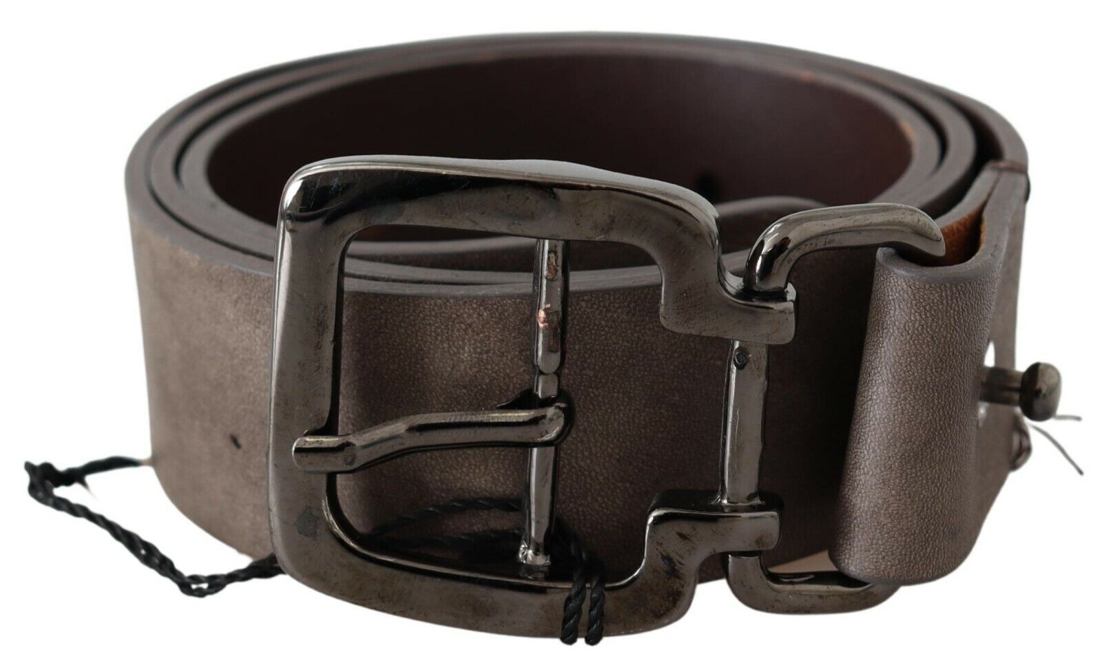 Costume National Elegant Dark Brown Leather Belt - Luksusmuotia Costume National - Tutustu YVES JAVANNI® 