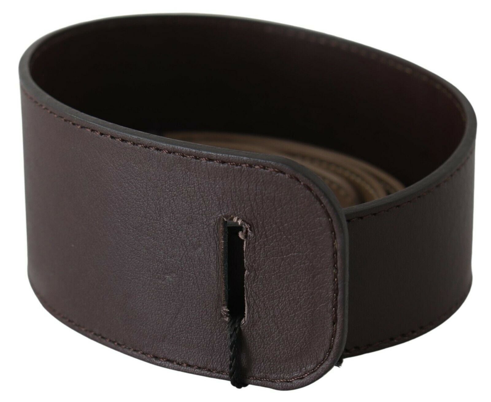 GF Ferre Elegant Dark Brown Braided Leather Belt - Luksuslaukut ja asusteet GF Ferre - Tutustu YVES JAVANNI® 