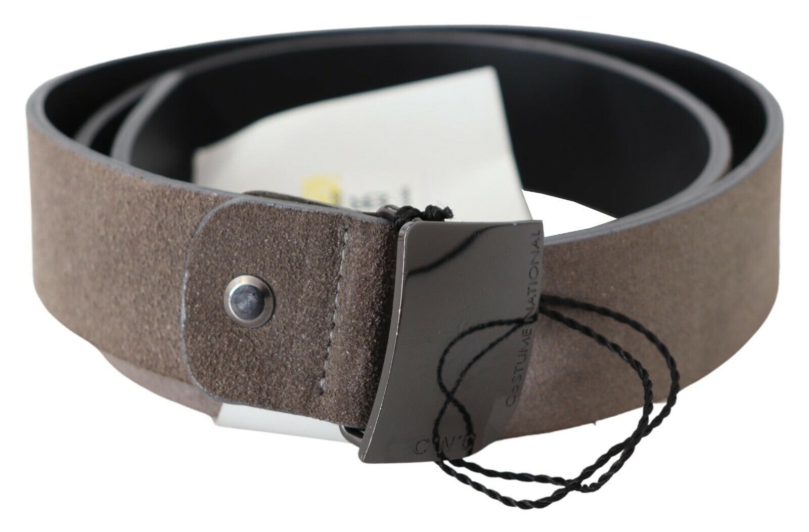 Costume National Classic Brown Leather Adjustable Belt - Luksusmuotia Costume National - Tutustu YVES JAVANNI® 