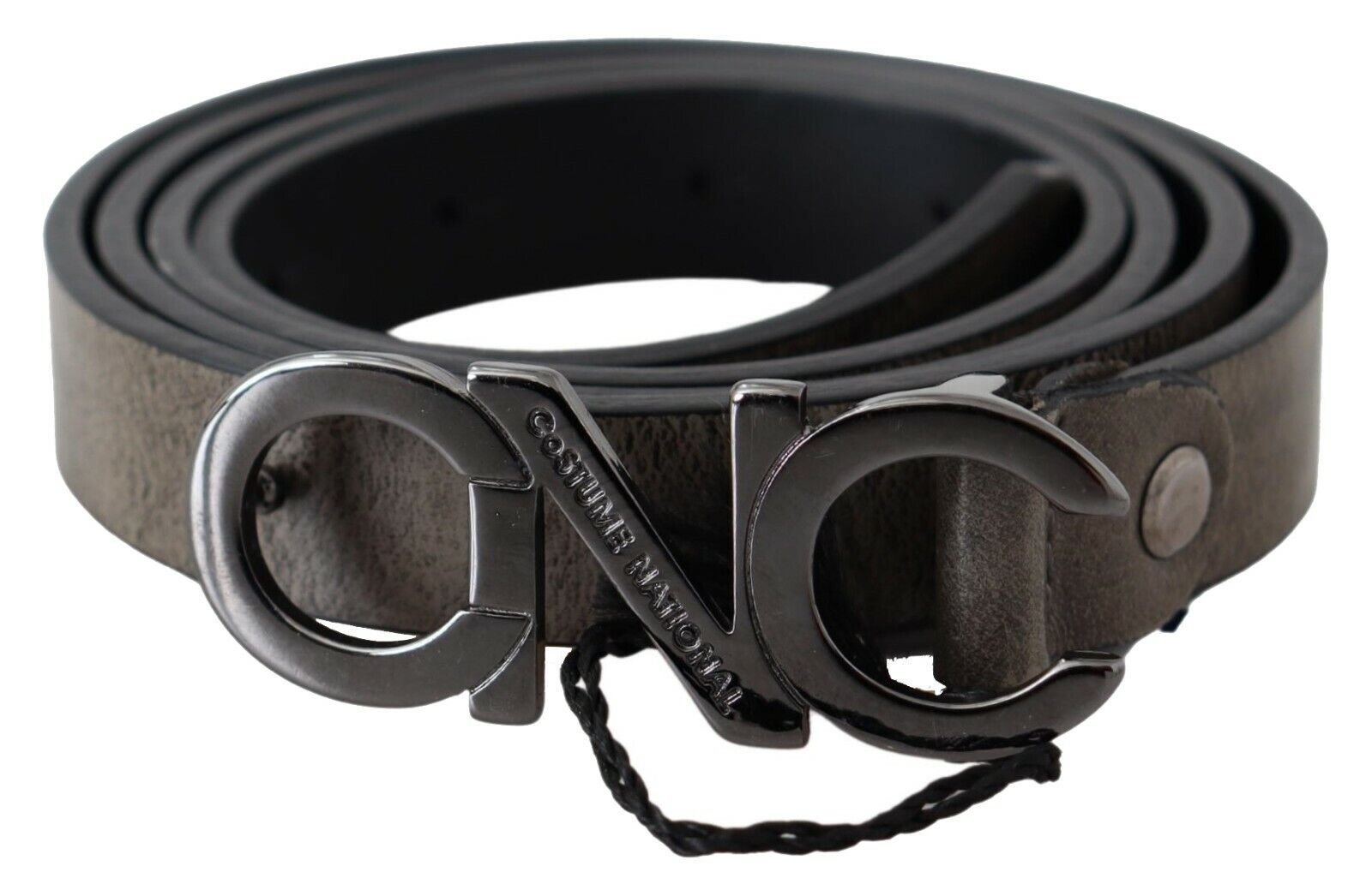 Costume National Elegant Dark Brown Leather Belt - Luksuslaukut ja asusteet Costume National - Tutustu YVES JAVANNI® 