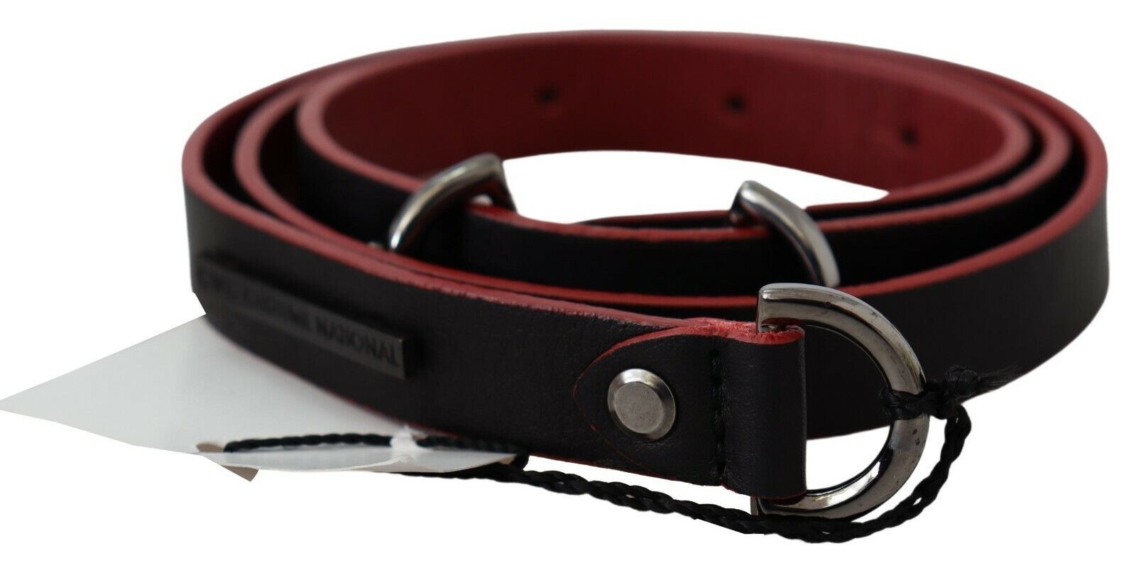 Costume National Elegant Dual-Tone Leather Belt - Luksusmuotia Costume National - Tutustu YVES JAVANNI® 