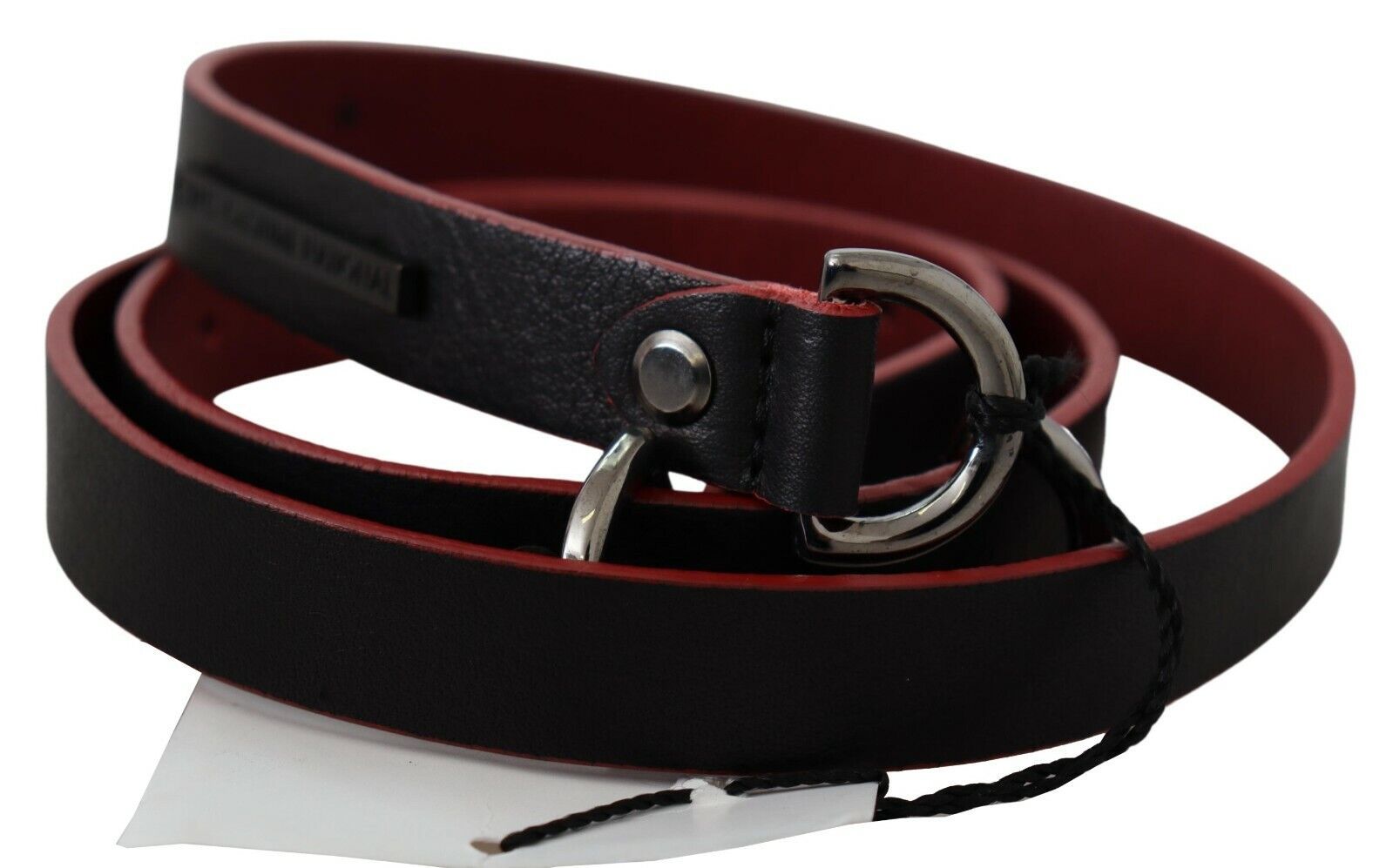 Costume National Elegant Dual-Tone Leather Belt - Luksusmuotia Costume National - Tutustu YVES JAVANNI® 