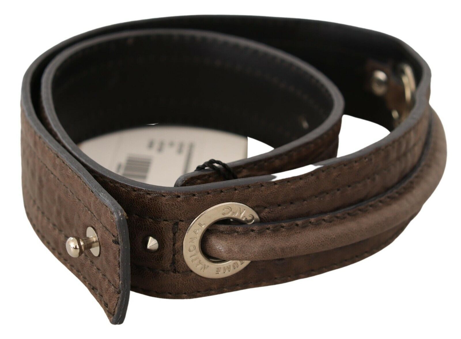 Costume National Elegant Brown Leather Fashion Belt - Luksuslaukut ja asusteet Costume National - Tutustu YVES JAVANNI® 