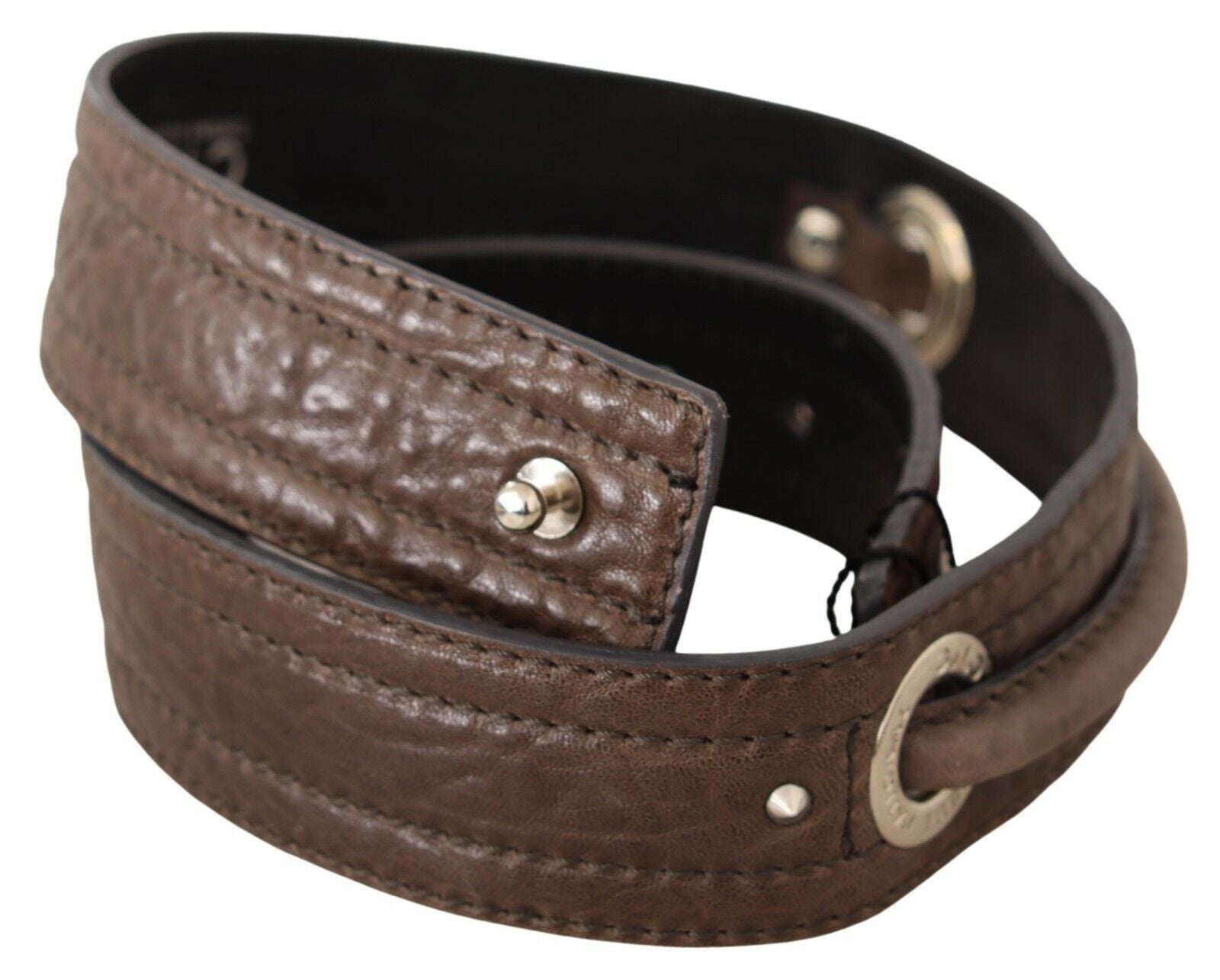 Costume National Elegant Brown Leather Fashion Belt - Luksuslaukut ja asusteet Costume National - Tutustu YVES JAVANNI® 