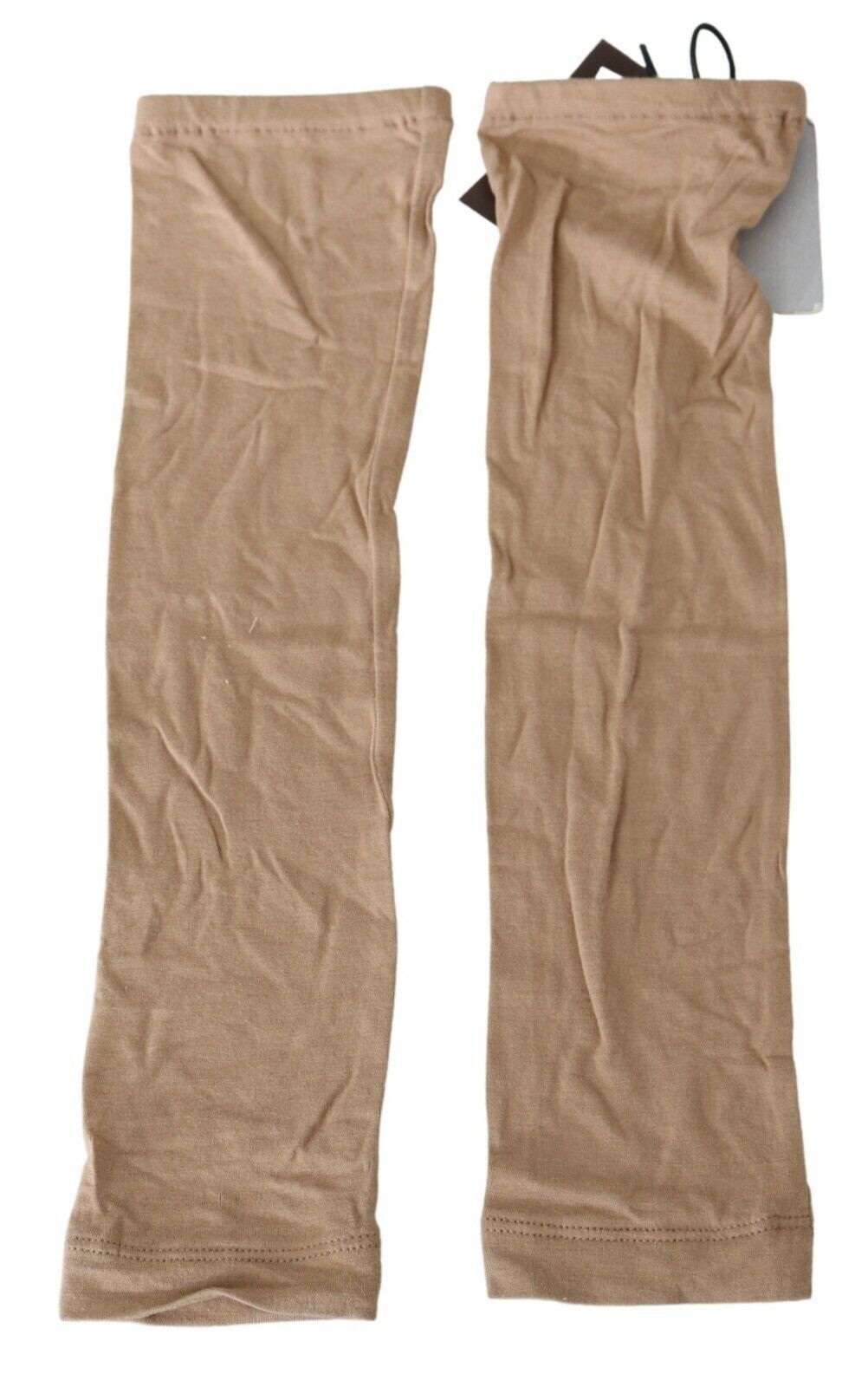 Scervino Street Beige Knitted Arm Warmers - Luksusmuotia Scervino Street - Tutustu YVES JAVANNI® 