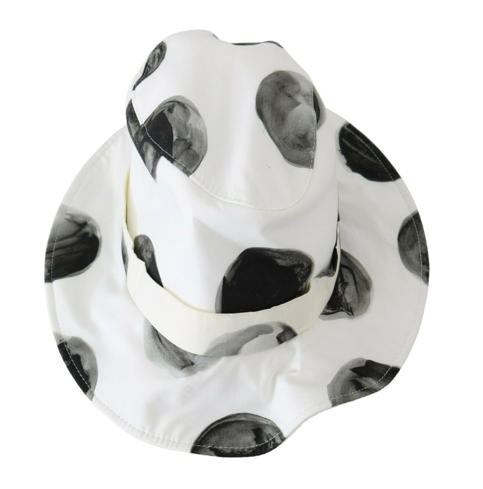 Dolce & Gabbana Polka Dot Cotton Bucket Hat - White & Black - Luksuslaukut ja asusteet Dolce & Gabbana - Tutustu YVES JAVANNI® 