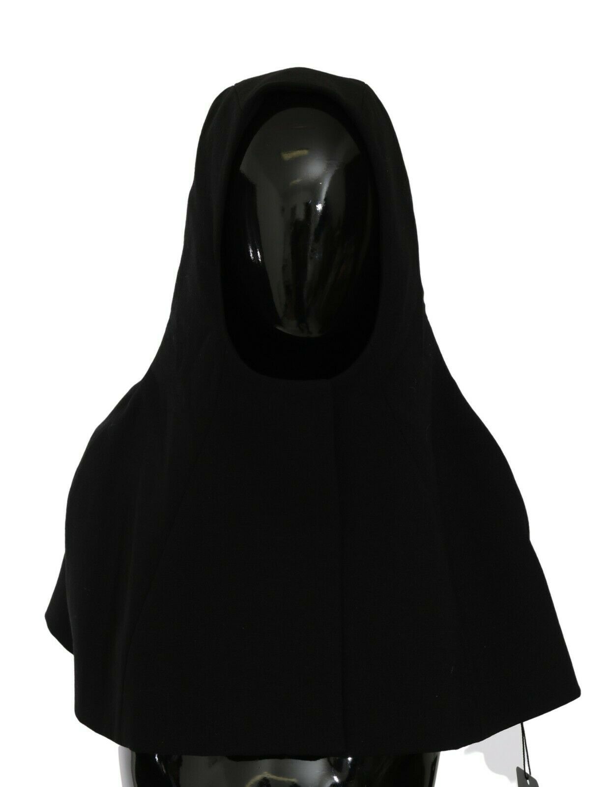 Dolce & Gabbana Elegant Black Hooded Scarf Wrap - Luksusmuotia Dolce & Gabbana - Tutustu YVES JAVANNI® 