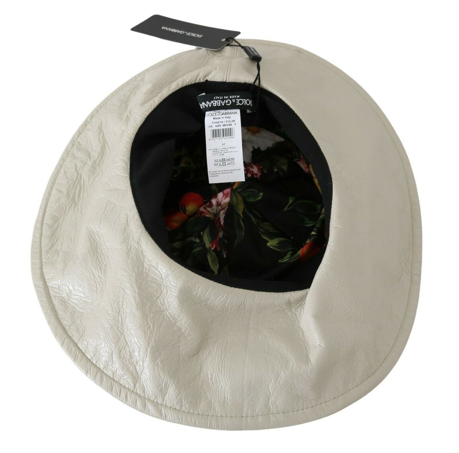 Dolce & Gabbana Elegant Beige Panama Cap - Timeless Fashion Accessory - Luksusmuotia Dolce & Gabbana - Tutustu YVES JAVANNI® 