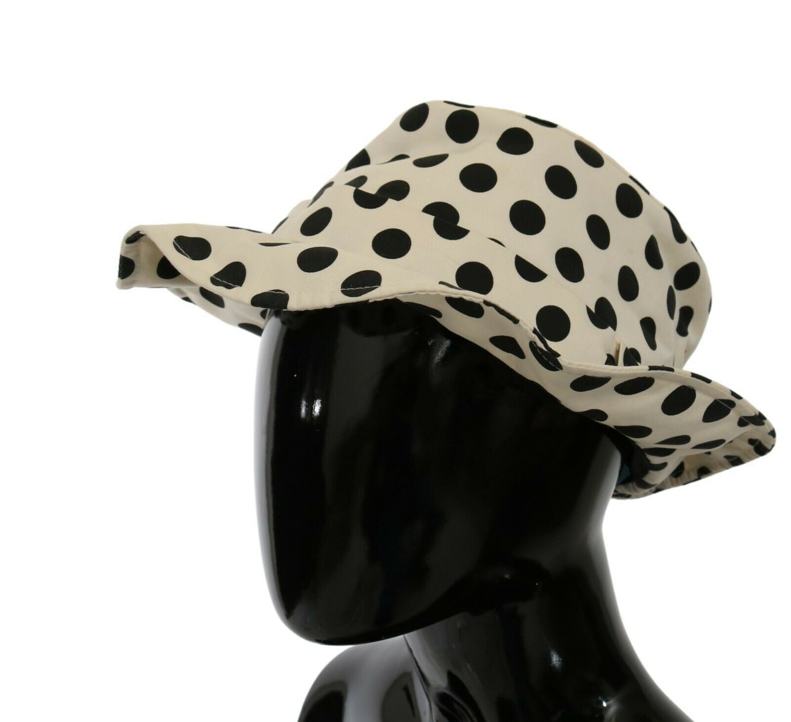 Dolce & Gabbana Chic Black Polka Dot Trilby Hat - Luksusmuotia Dolce & Gabbana - Tutustu YVES JAVANNI® 