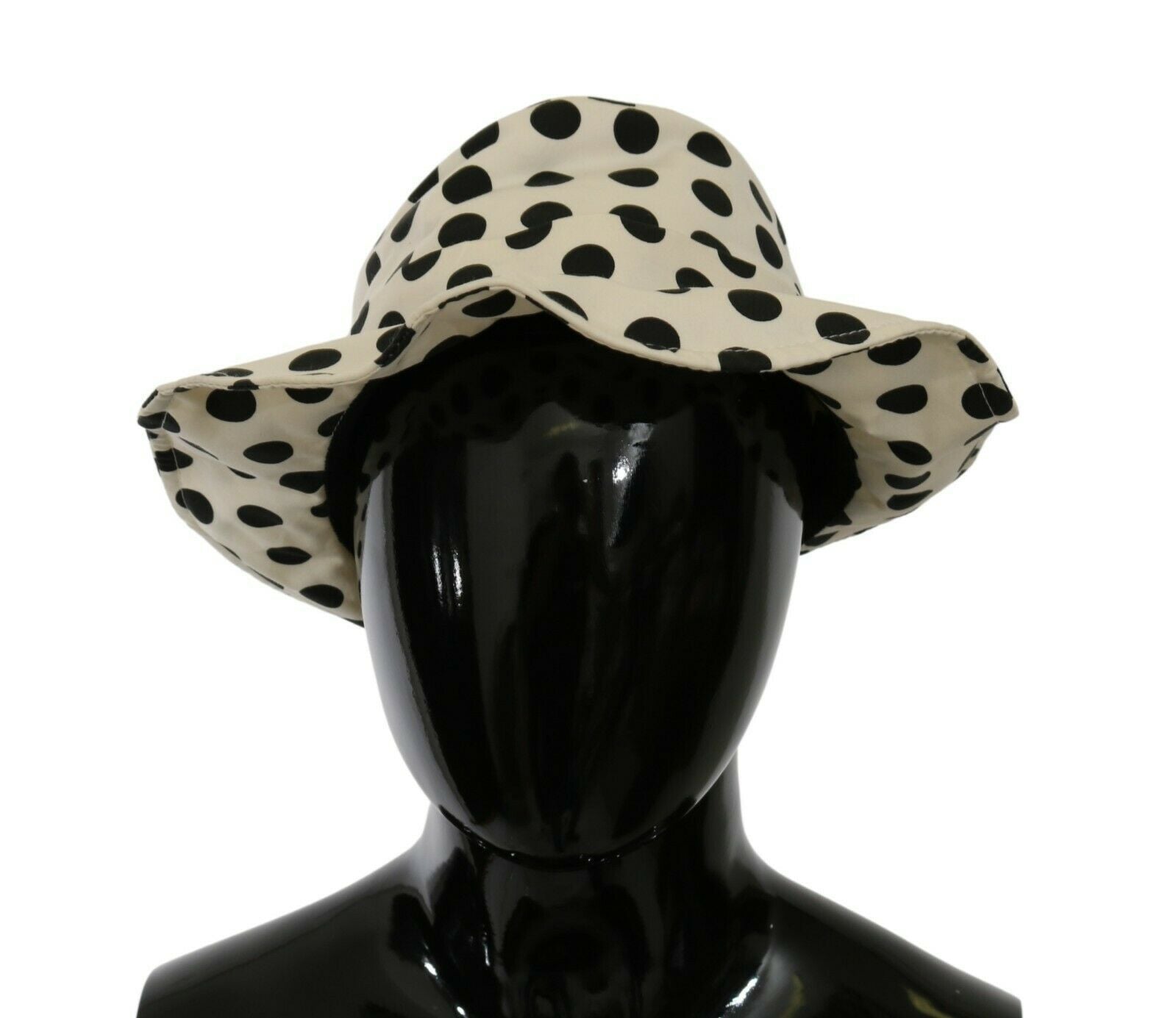 Dolce & Gabbana Chic Black Polka Dot Trilby Hat - Luksusmuotia Dolce & Gabbana - Tutustu YVES JAVANNI® 