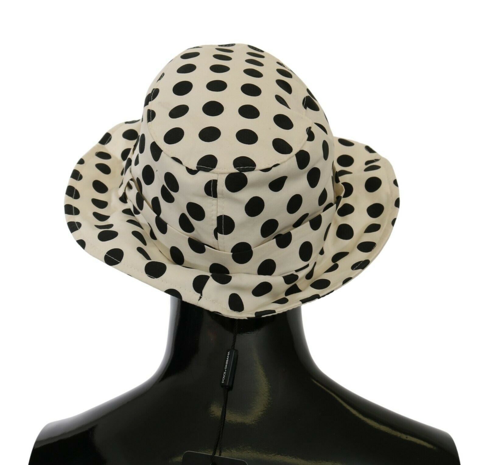 Dolce & Gabbana Chic Black Polka Dot Trilby Hat - Luksusmuotia Dolce & Gabbana - Tutustu YVES JAVANNI® 