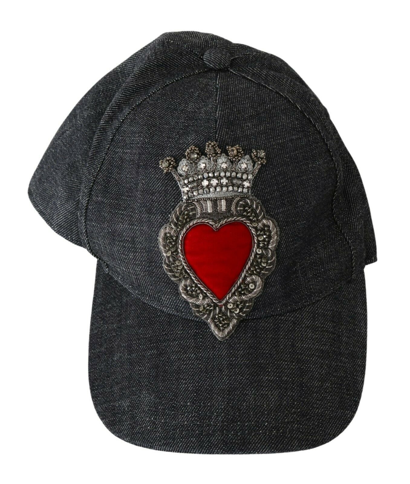 Dolce & Gabbana Elegant Blue Cotton Baseball Cap - Luksusmuotia Dolce & Gabbana - Tutustu YVES JAVANNI® 