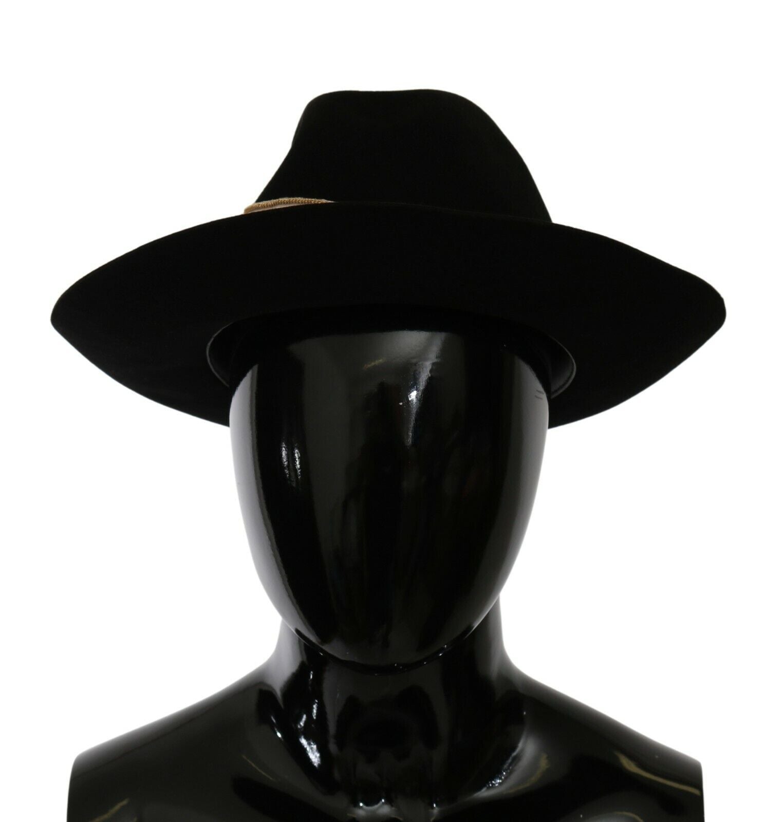 Dolce & Gabbana Elegant Black Lapin Wide Brim Panama Hat - Luksuslaukut ja asusteet Dolce & Gabbana - Tutustu YVES JAVANNI® 