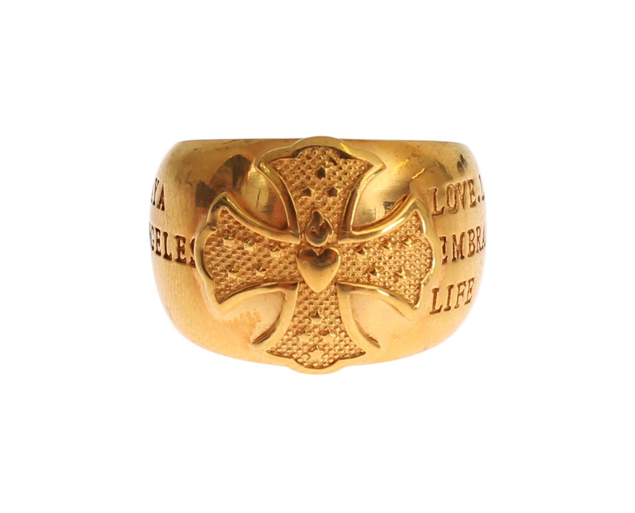 Nialaya Glamorous Gold-Plated Sterling Silver Ring - Luksusmuotia Nialaya - Tutustu YVES JAVANNI® 