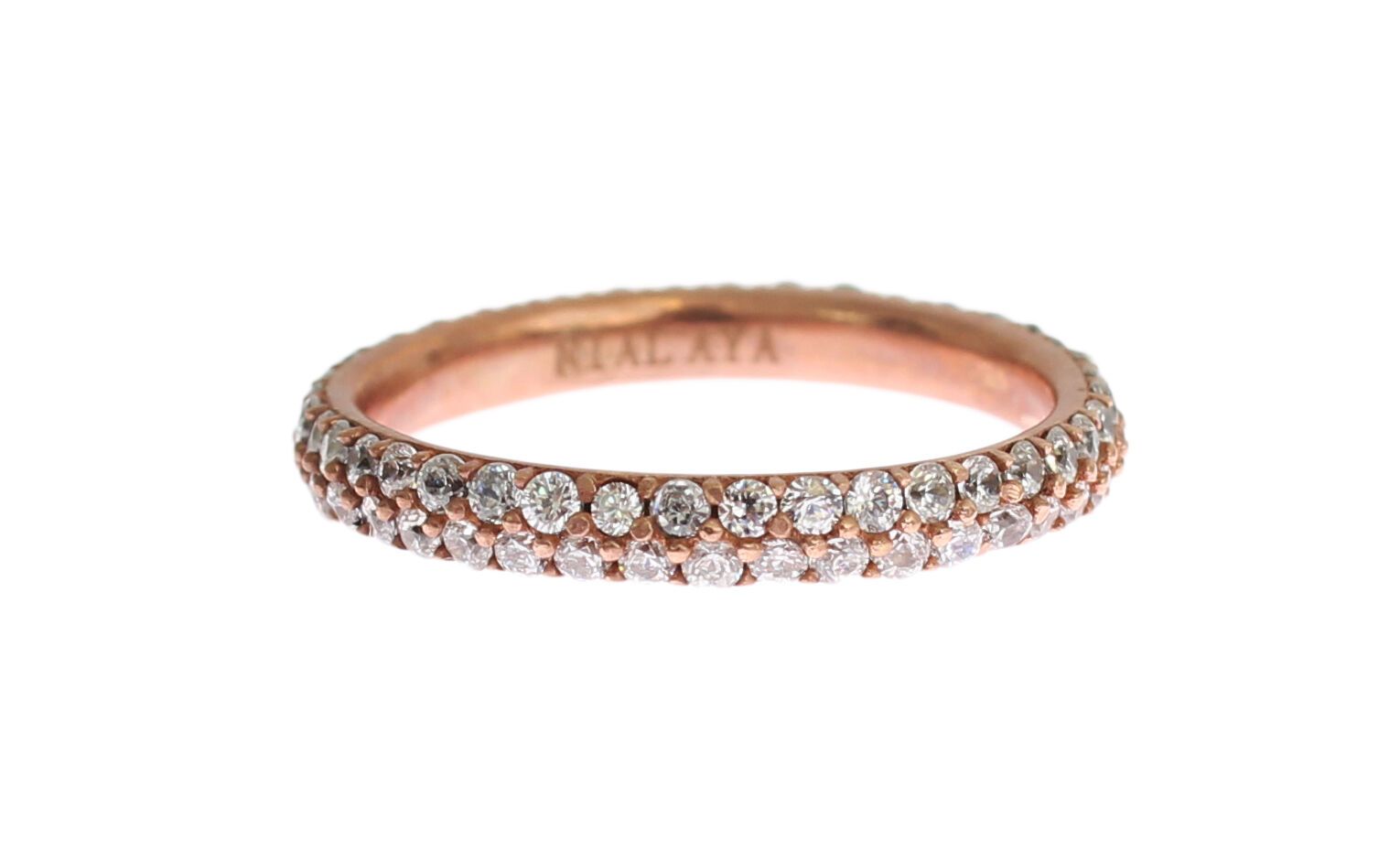 Nialaya Chic Pink Crystal-Encrusted Silver Ring - Luksusmuotia Nialaya - Tutustu YVES JAVANNI® 