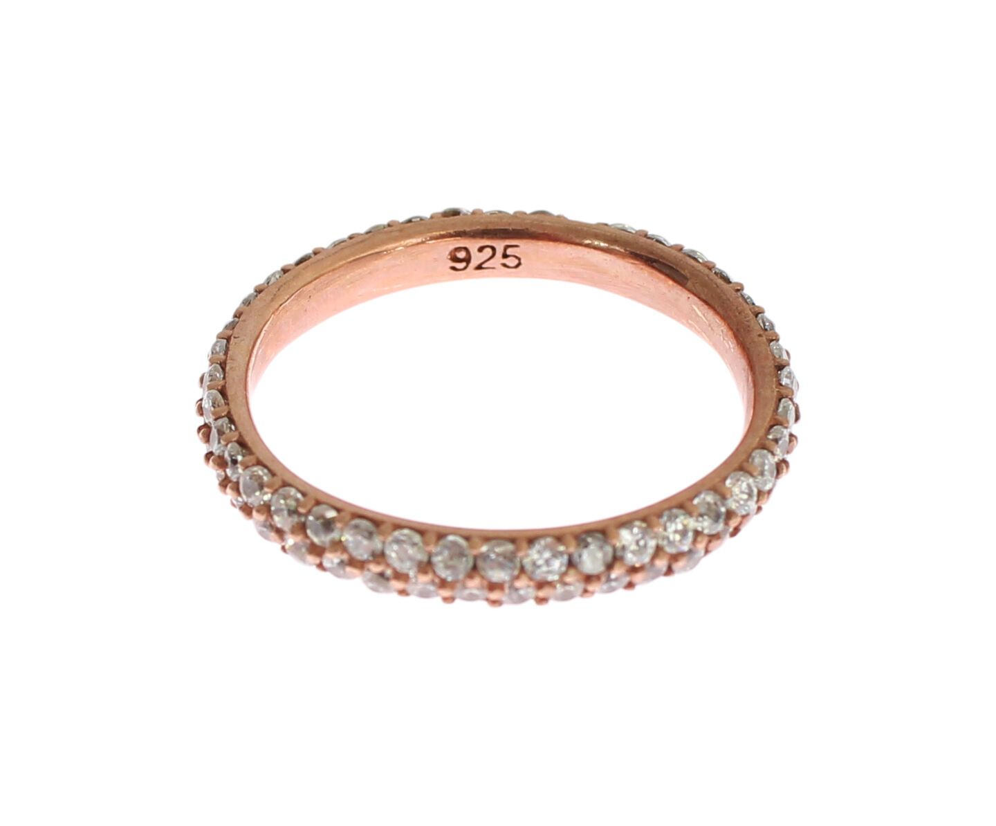 Nialaya Chic Pink Crystal-Encrusted Silver Ring - Luksusmuotia Nialaya - Tutustu YVES JAVANNI® 