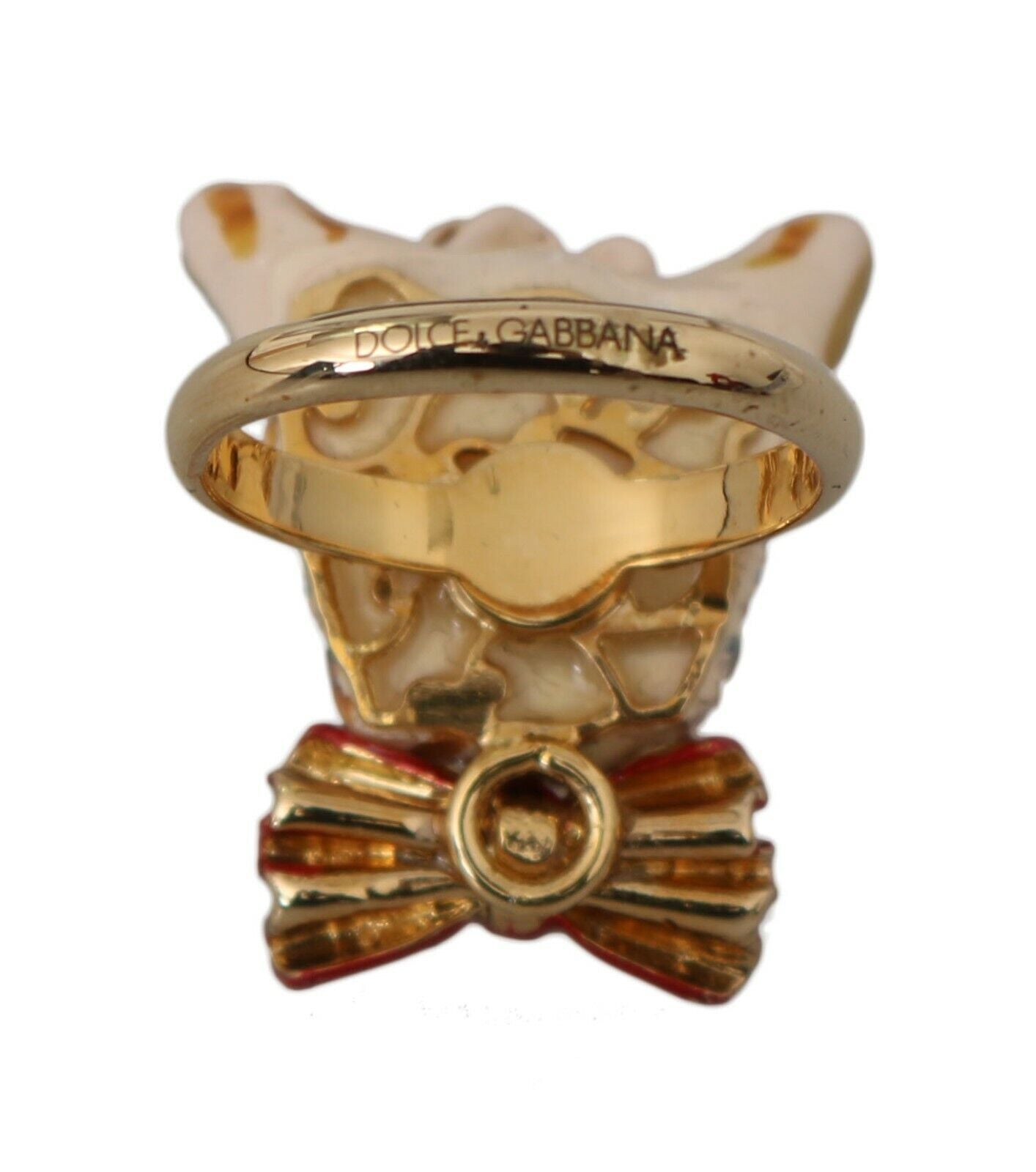 Dolce & Gabbana Elegant Canine Charm Women's Ring - Luksusmuotia Dolce & Gabbana - Tutustu YVES JAVANNI® 