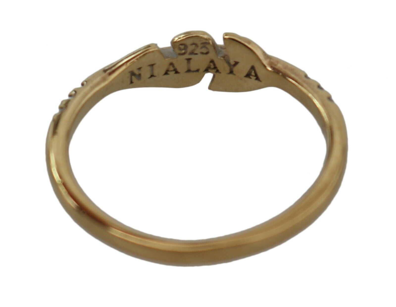 Nialaya Elegant Gold CZ Crystal Women's Ring - Luksusmuotia Nialaya - Tutustu YVES JAVANNI® 