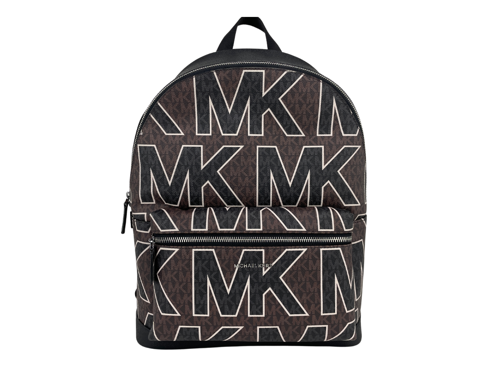 Michael Kors Cooper Large Brown Signature PVC Graphic Logo Backpack Bookbag Bag - Luksuslaukut ja asusteet Michael Kors - Tutustu YVES JAVANNI® 