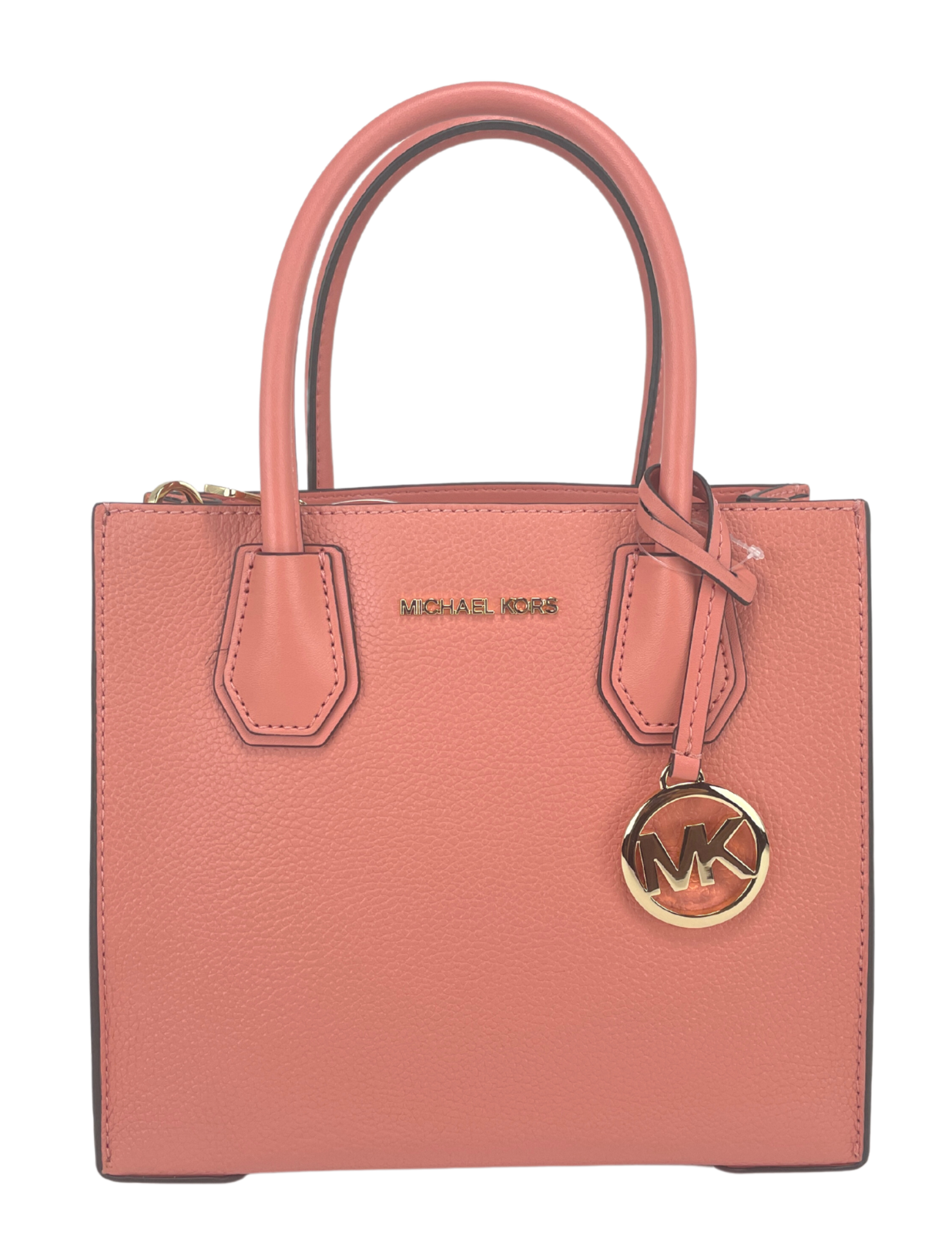 Michael Kors Mercer Medium Sherbet Pebble Leather Messenger Crossbody Bag Purse - Luksuslaukut ja asusteet Michael Kors - Tutustu YVES JAVANNI® 