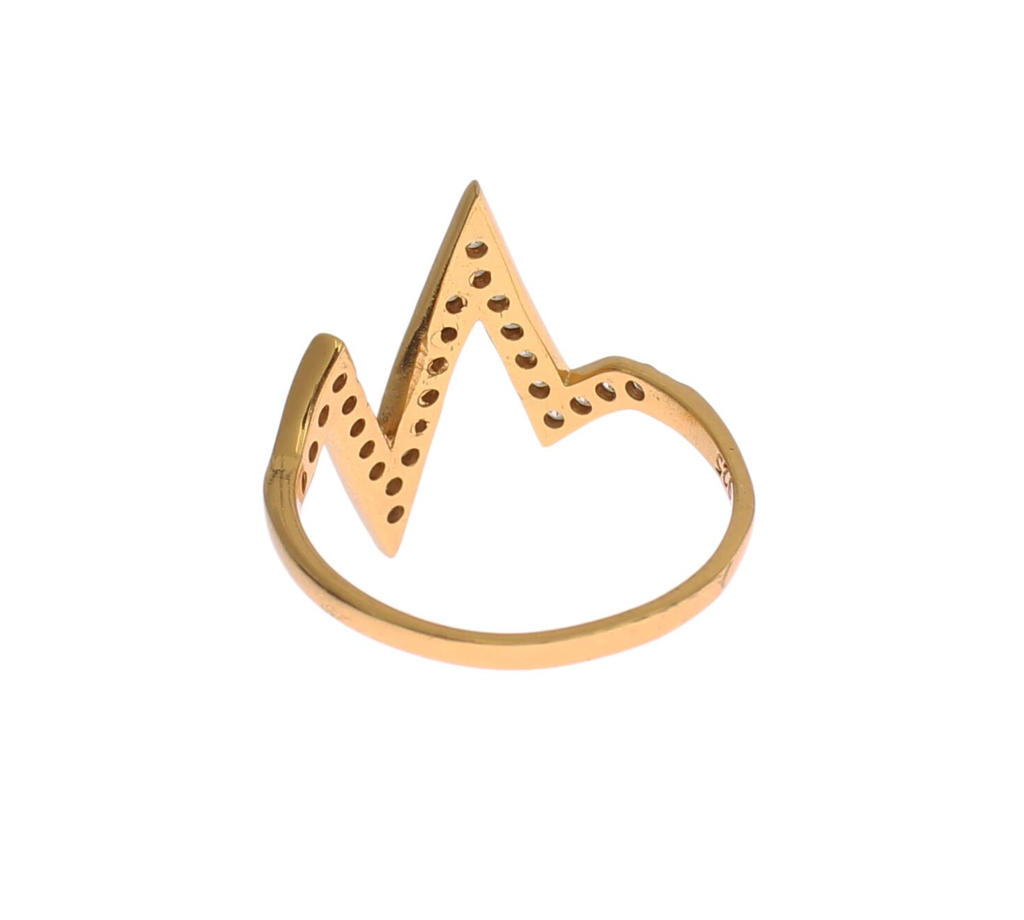 Nialaya Glamorous Gold Plated Sterling Silver Ring - Luksusmuotia Nialaya - Tutustu YVES JAVANNI® 