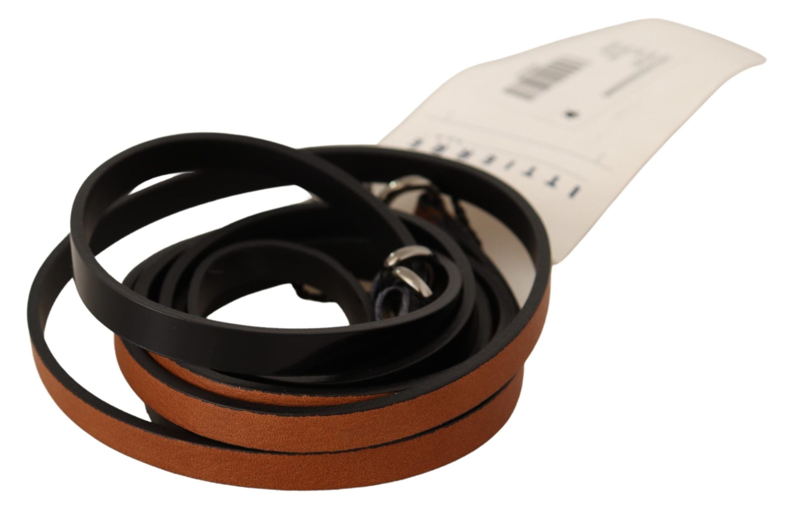 Costume National Elegant Brown Leather Fashion Belt - Luksuslaukut ja asusteet Costume National - Tutustu YVES JAVANNI® 