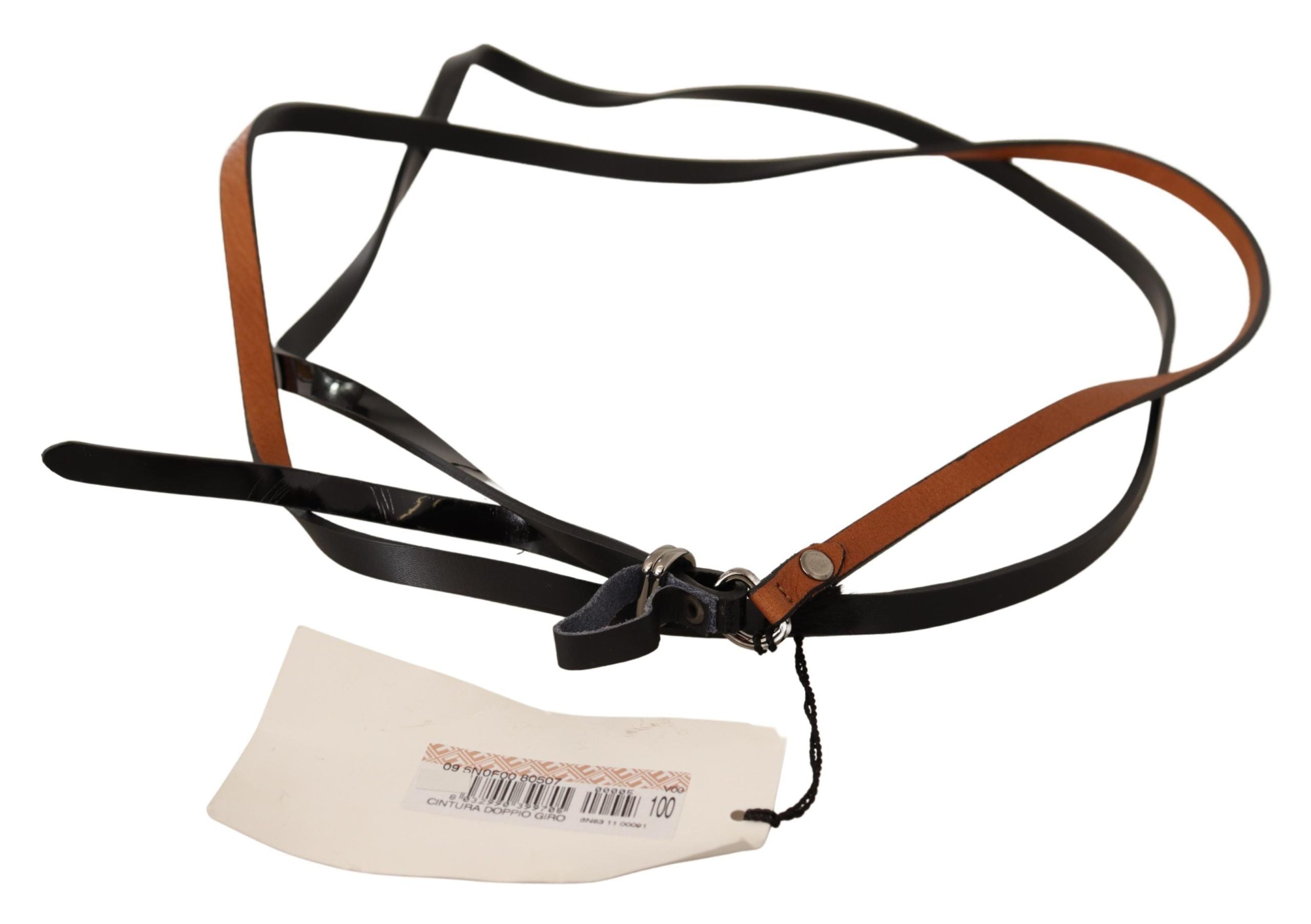 Costume National Elegant Brown Leather Fashion Belt - Luksuslaukut ja asusteet Costume National - Tutustu YVES JAVANNI® 