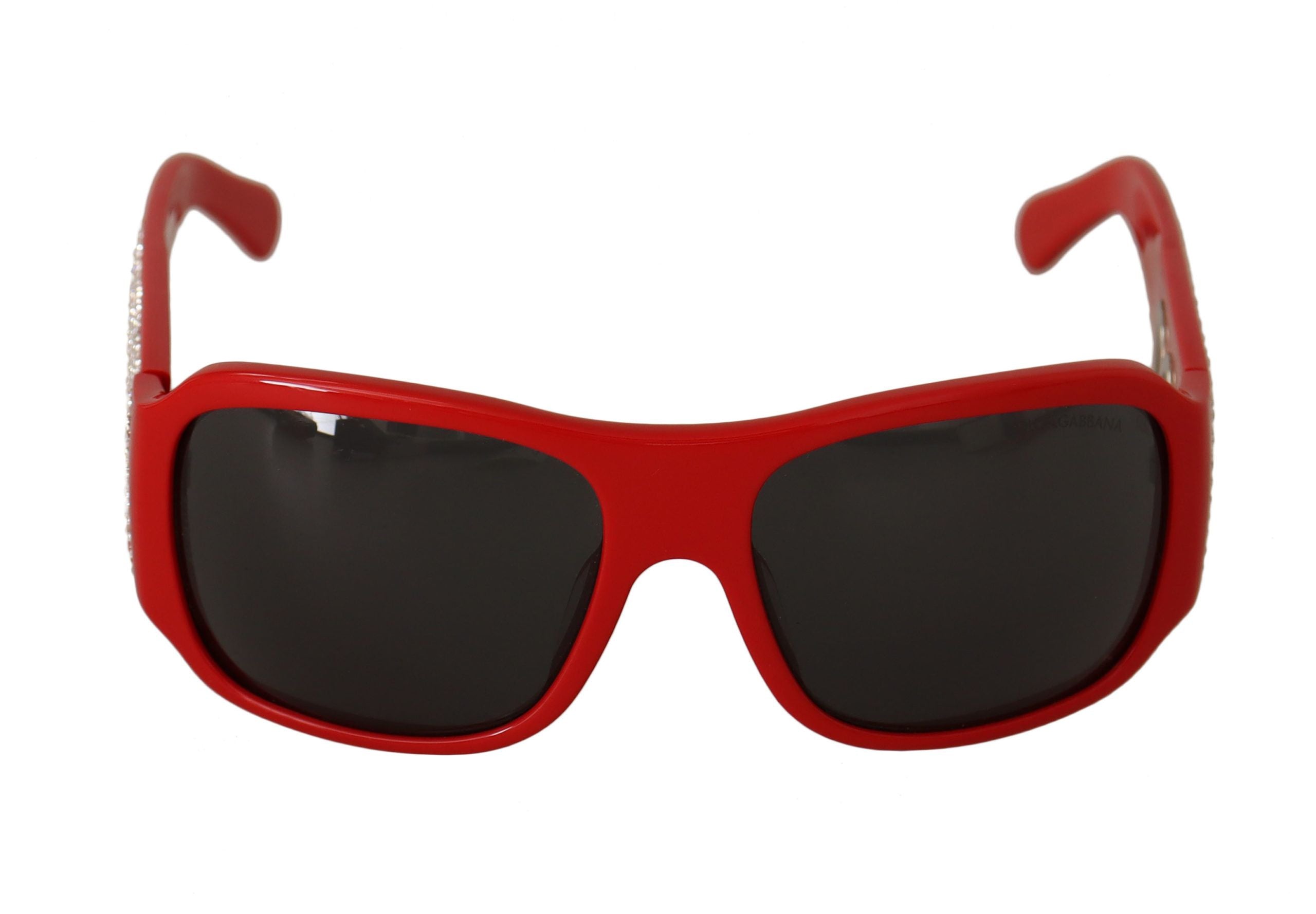 Dolce & Gabbana Swarovski Stone Embellished Red Sunglasses - Luksuslaukut ja asusteet Dolce & Gabbana - Tutustu YVES JAVANNI® 