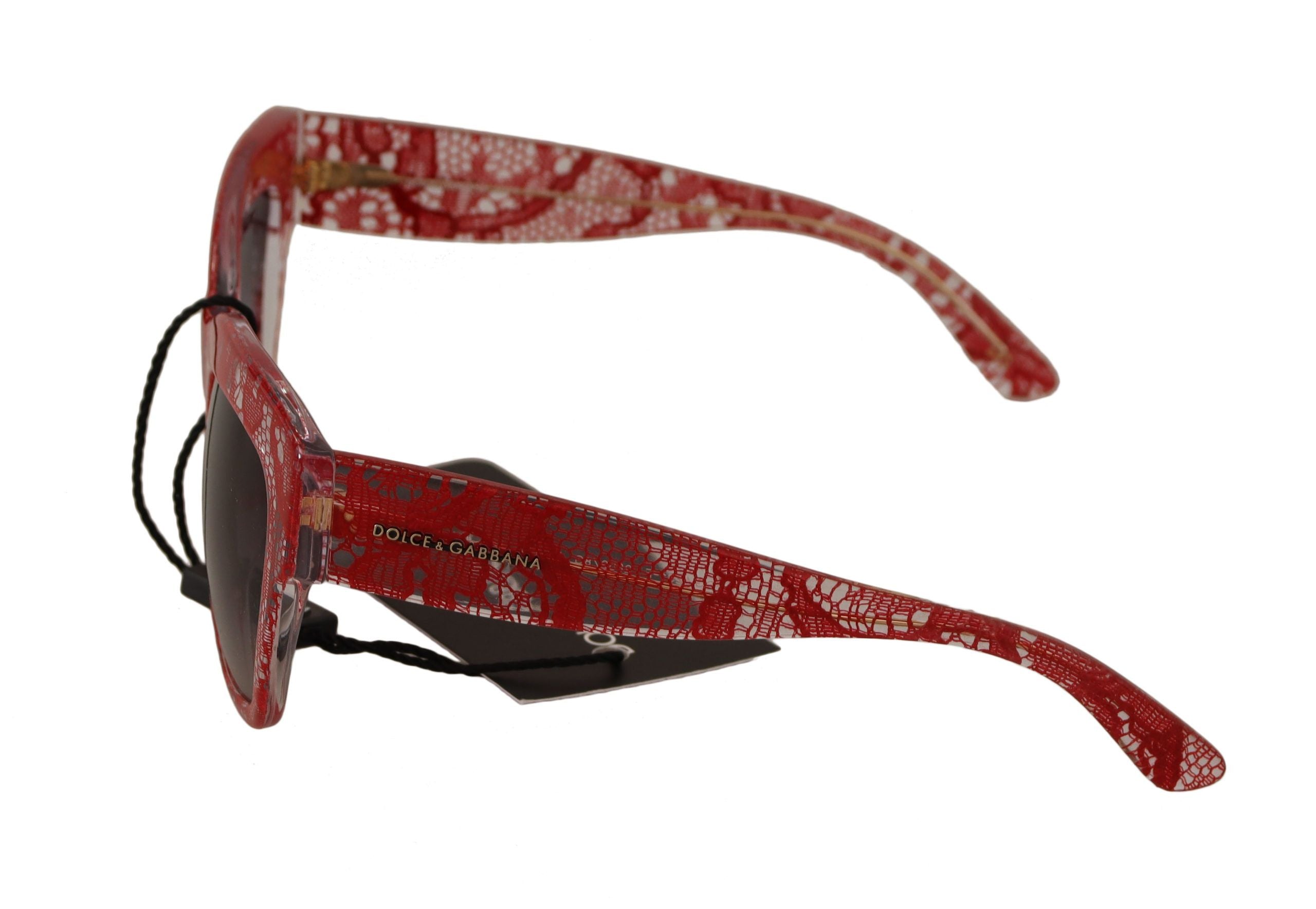 Dolce & Gabbana Elegant Sicilian Lace Insert Sunglasses - Luksusmuotia Dolce & Gabbana - Tutustu YVES JAVANNI® 