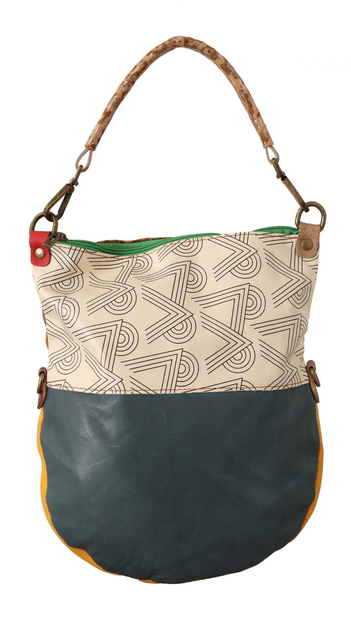 EBARRITO Chic Multicolor Leather Shoulder Bag - Luksusmuotia EBARRITO - Tutustu YVES JAVANNI® 