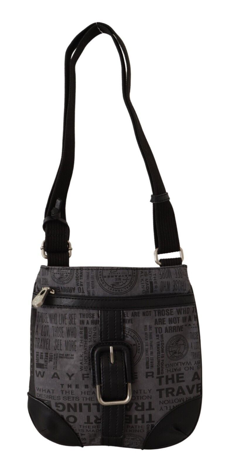 WAYFARER Chic Gray Fabric Crossbody Bag - Luksusmuotia WAYFARER - Tutustu YVES JAVANNI® 