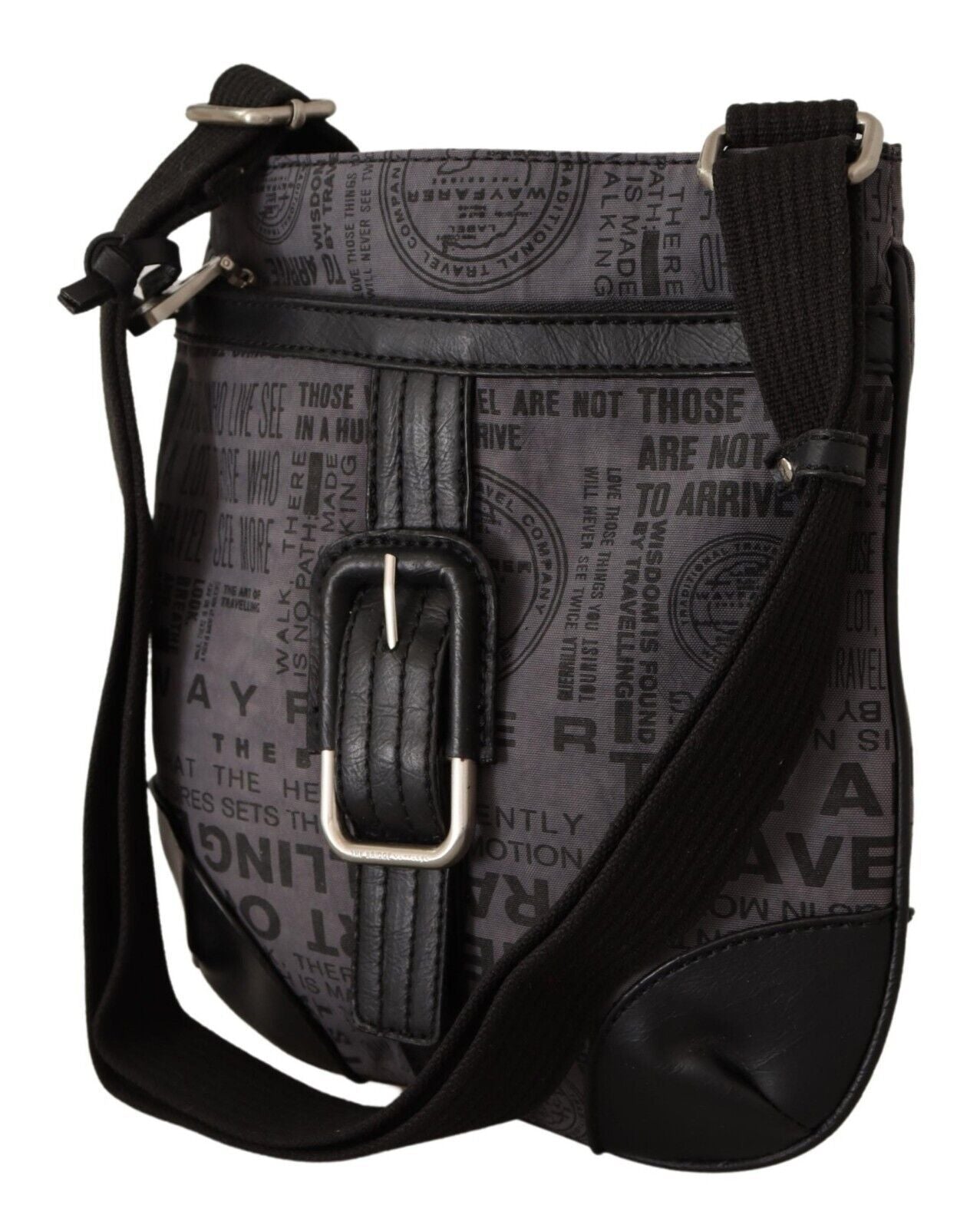 WAYFARER Chic Gray Fabric Crossbody Bag - Luksusmuotia WAYFARER - Tutustu YVES JAVANNI® 