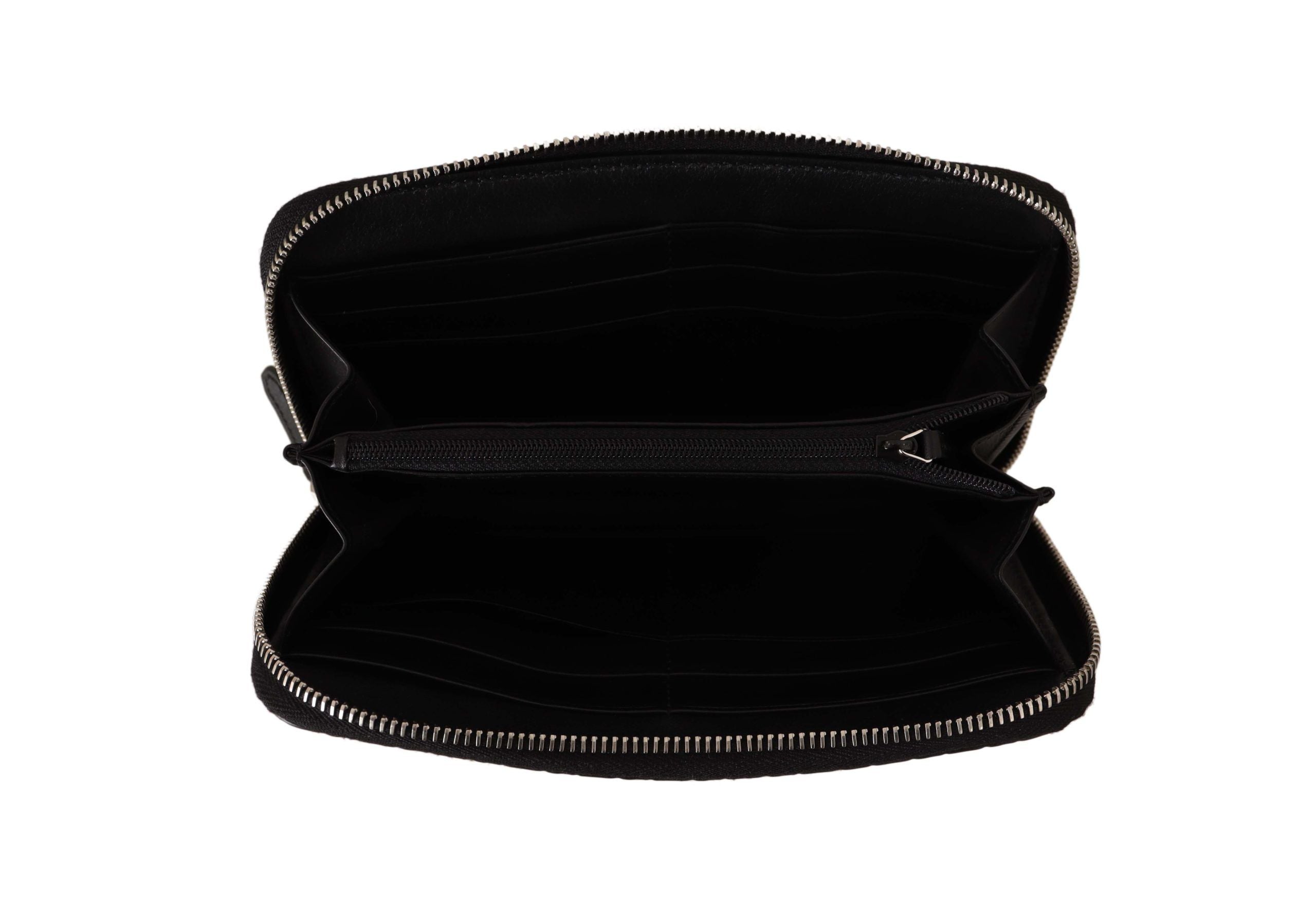 Gucci Elegant Black Leather Zip-Around Wallet - Luksusmuotia Gucci - Tutustu YVES JAVANNI® 