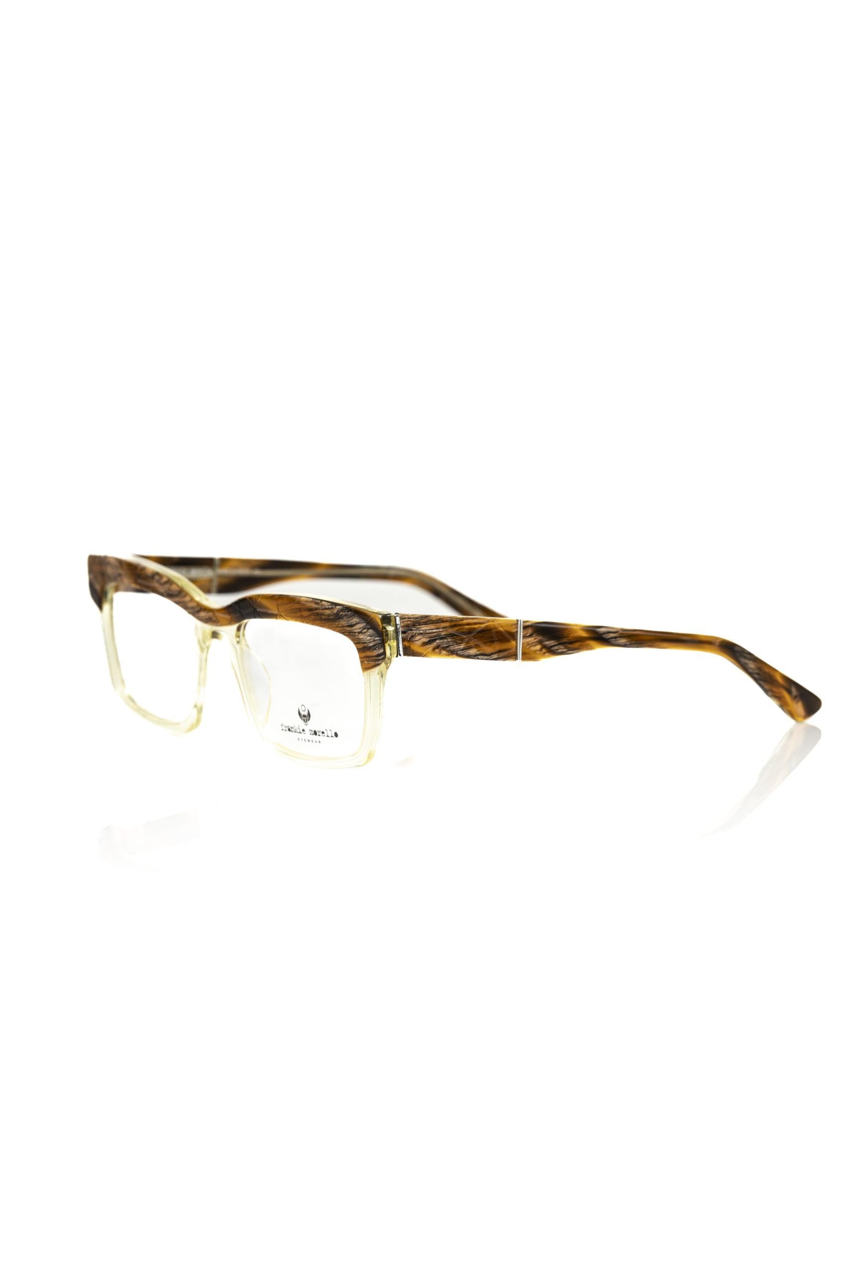 Frankie Morello Brown Acetate Unisex Frame - Luksusmuotia Frankie Morello - Tutustu YVES JAVANNI® 