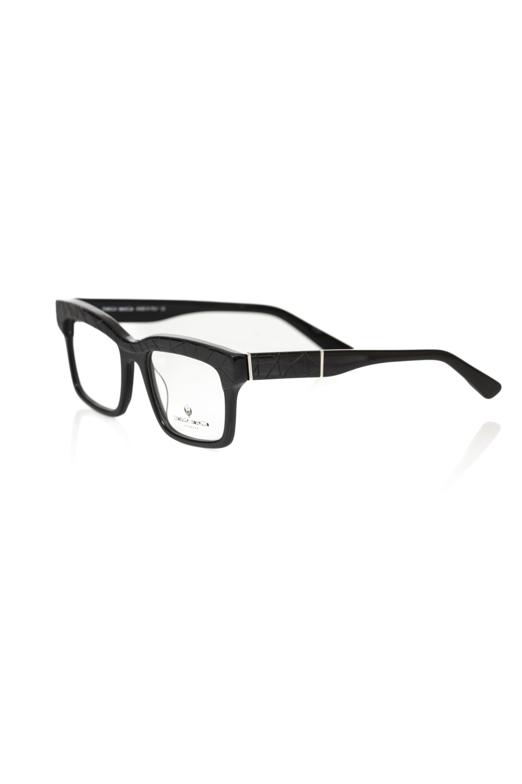 Frankie Morello Black Acetate Unisex Frame - Luksuslaukut ja asusteet Frankie Morello - Tutustu YVES JAVANNI® 