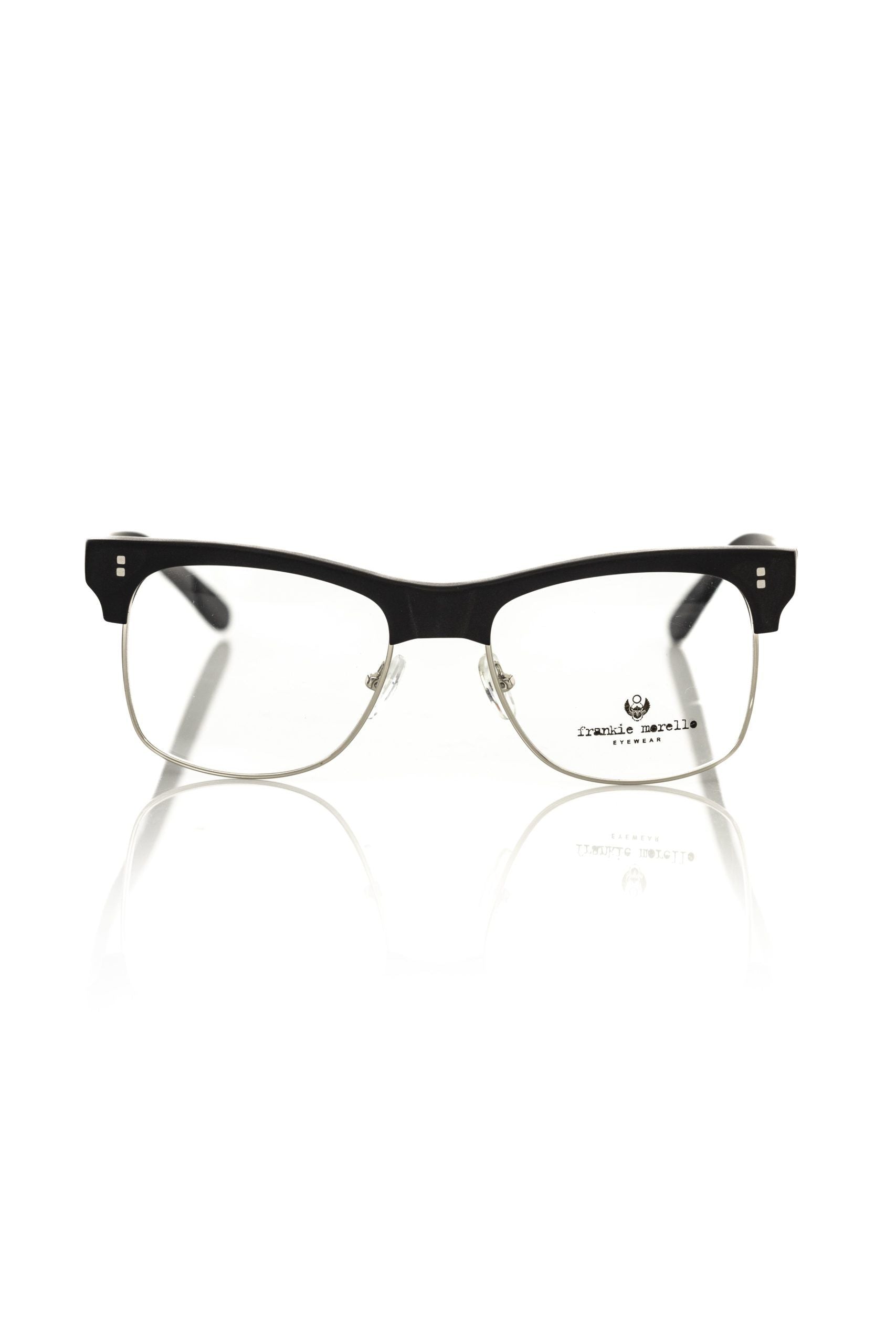 Frankie Morello Black Acetate Unisex Frame - Luksusmuotia Frankie Morello - Tutustu YVES JAVANNI® 