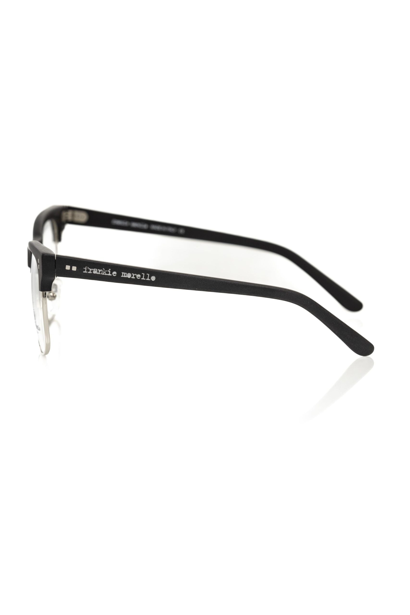 Frankie Morello Black Acetate Unisex Frame - Luksusmuotia Frankie Morello - Tutustu YVES JAVANNI® 