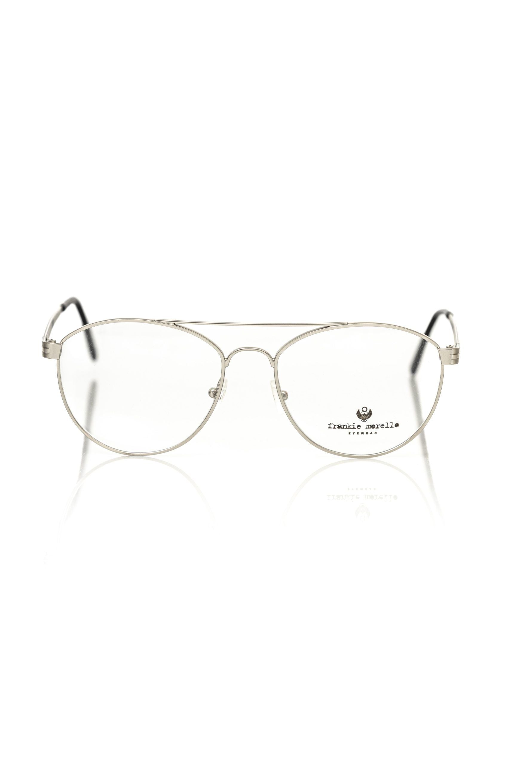 Frankie Morello Silver Metallic Unisex Frame - Luksusmuotia Frankie Morello - Tutustu YVES JAVANNI® 