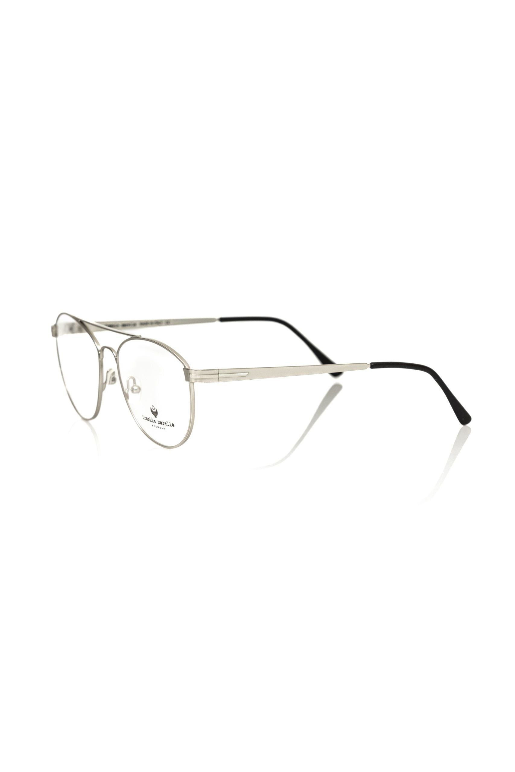 Frankie Morello Silver Metallic Unisex Frame - Luksusmuotia Frankie Morello - Tutustu YVES JAVANNI® 