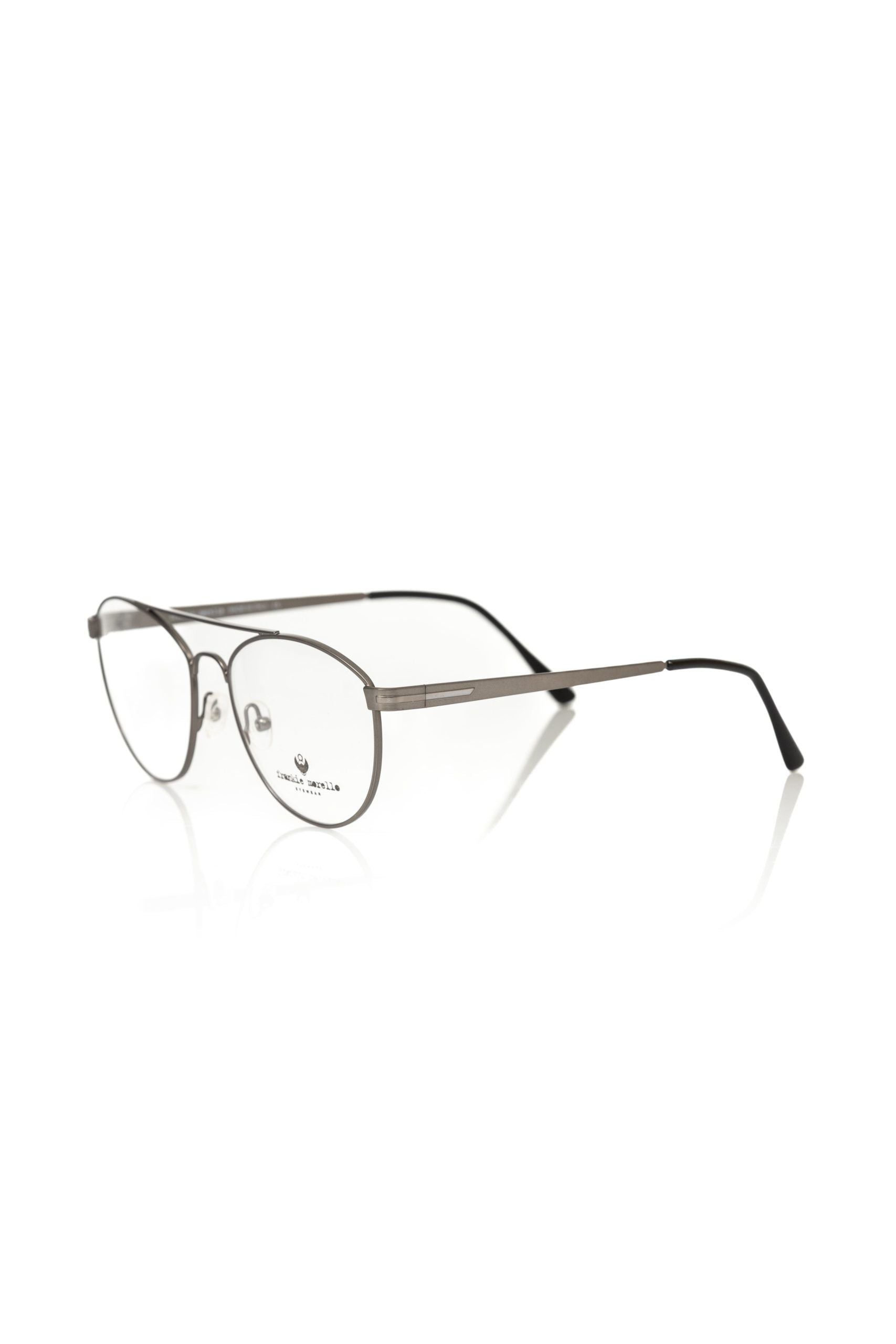 Frankie Morello Gray Metallic Unisex Frame - Luksusmuotia Frankie Morello - Tutustu YVES JAVANNI® 