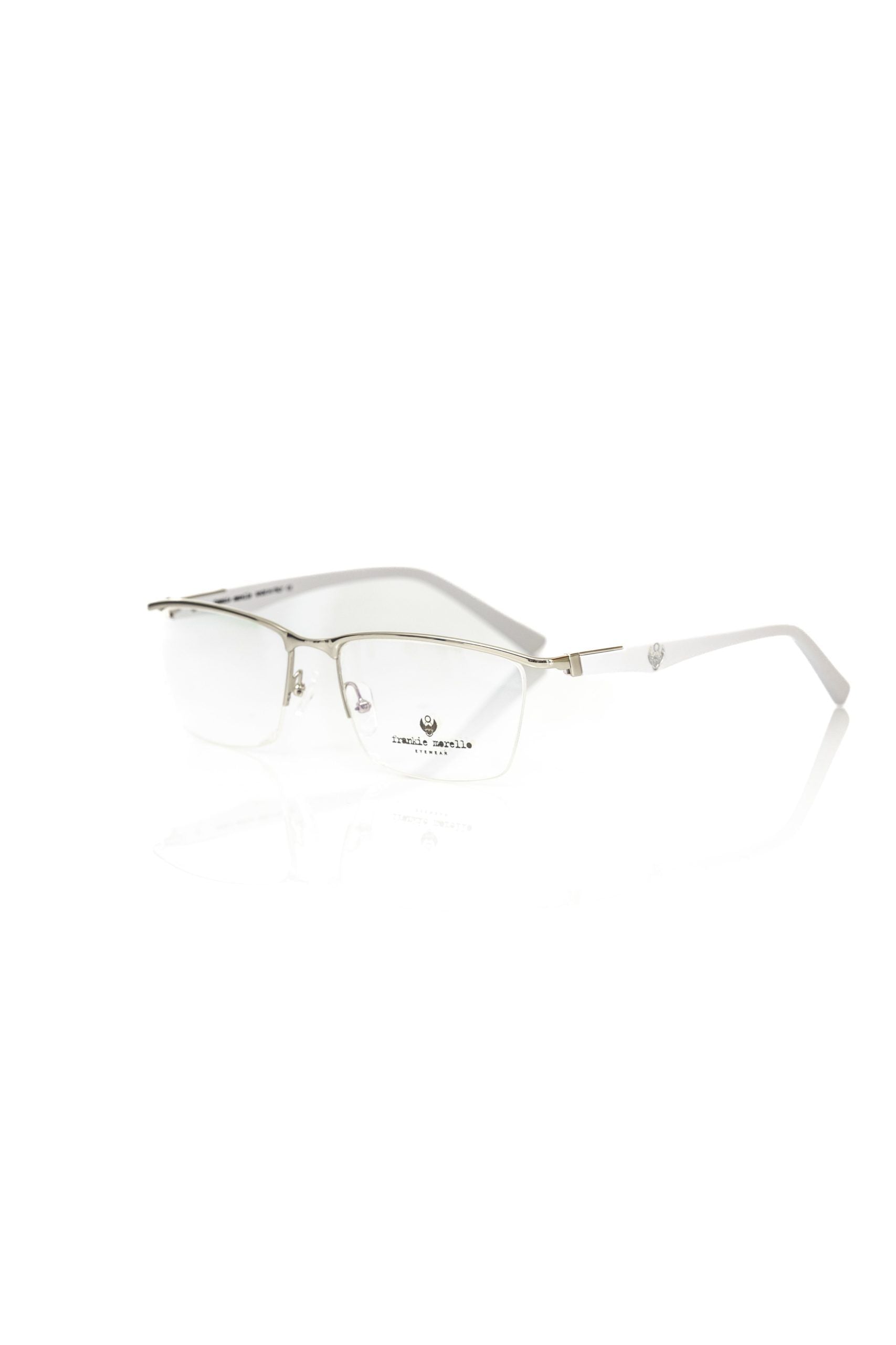 Frankie Morello Silver Metallic Unisex Frame - Luksusmuotia Frankie Morello - Tutustu YVES JAVANNI® 