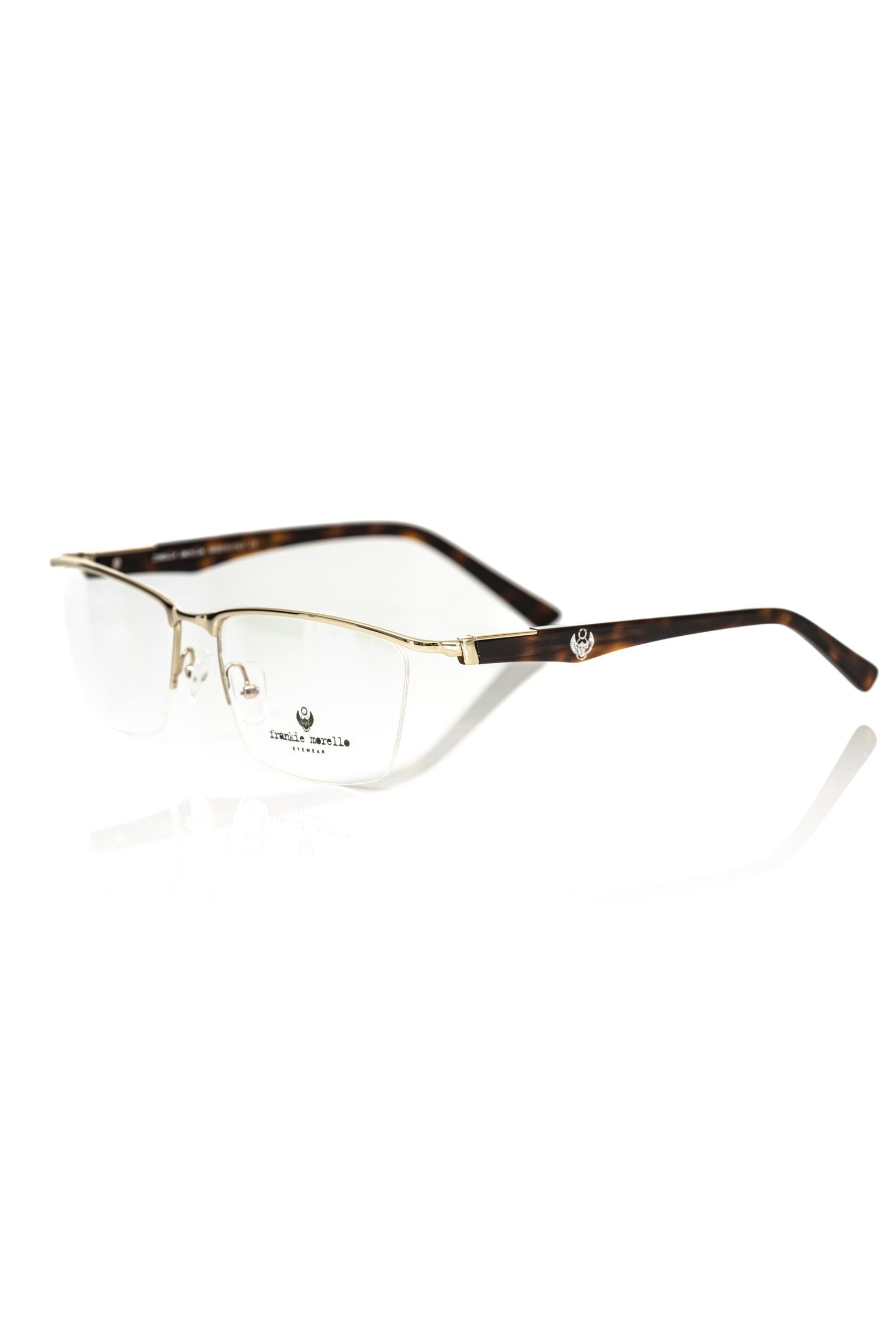 Frankie Morello Gold Metallic Unisex Frame - Luksusmuotia Frankie Morello - Tutustu YVES JAVANNI® 