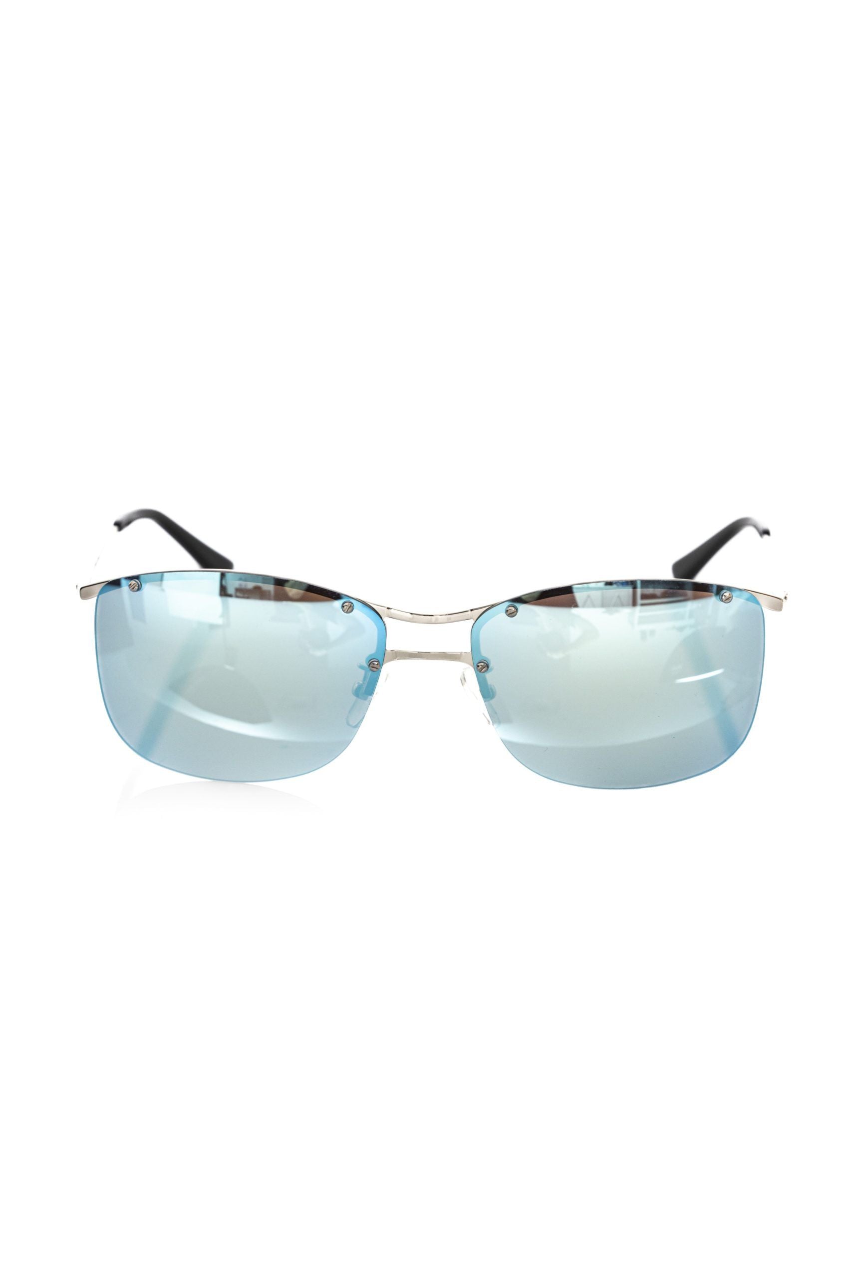 Frankie Morello Silver Metallic Mens Sunglass - Luksusmuotia Frankie Morello - Tutustu YVES JAVANNI® 