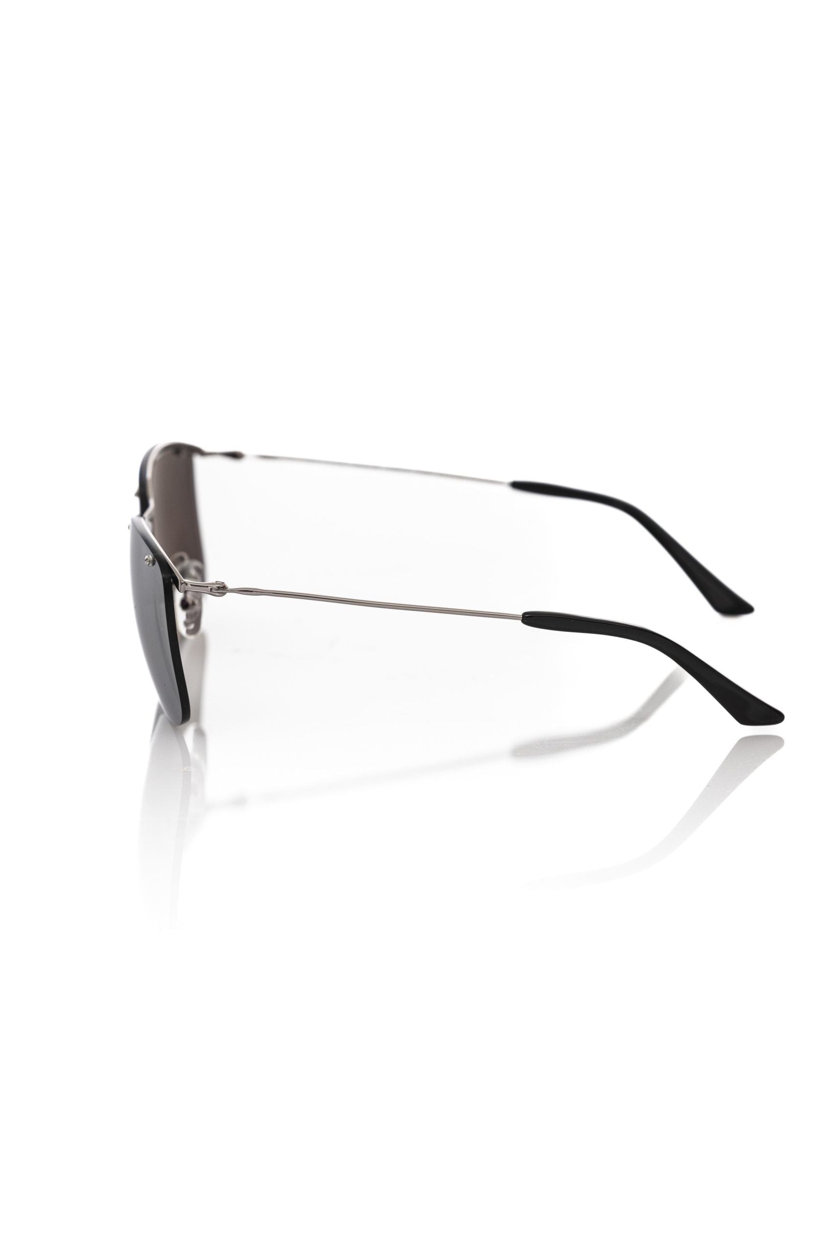 Frankie Morello Silver Metallic Male Sunglass - Luksusmuotia Frankie Morello - Tutustu YVES JAVANNI® 