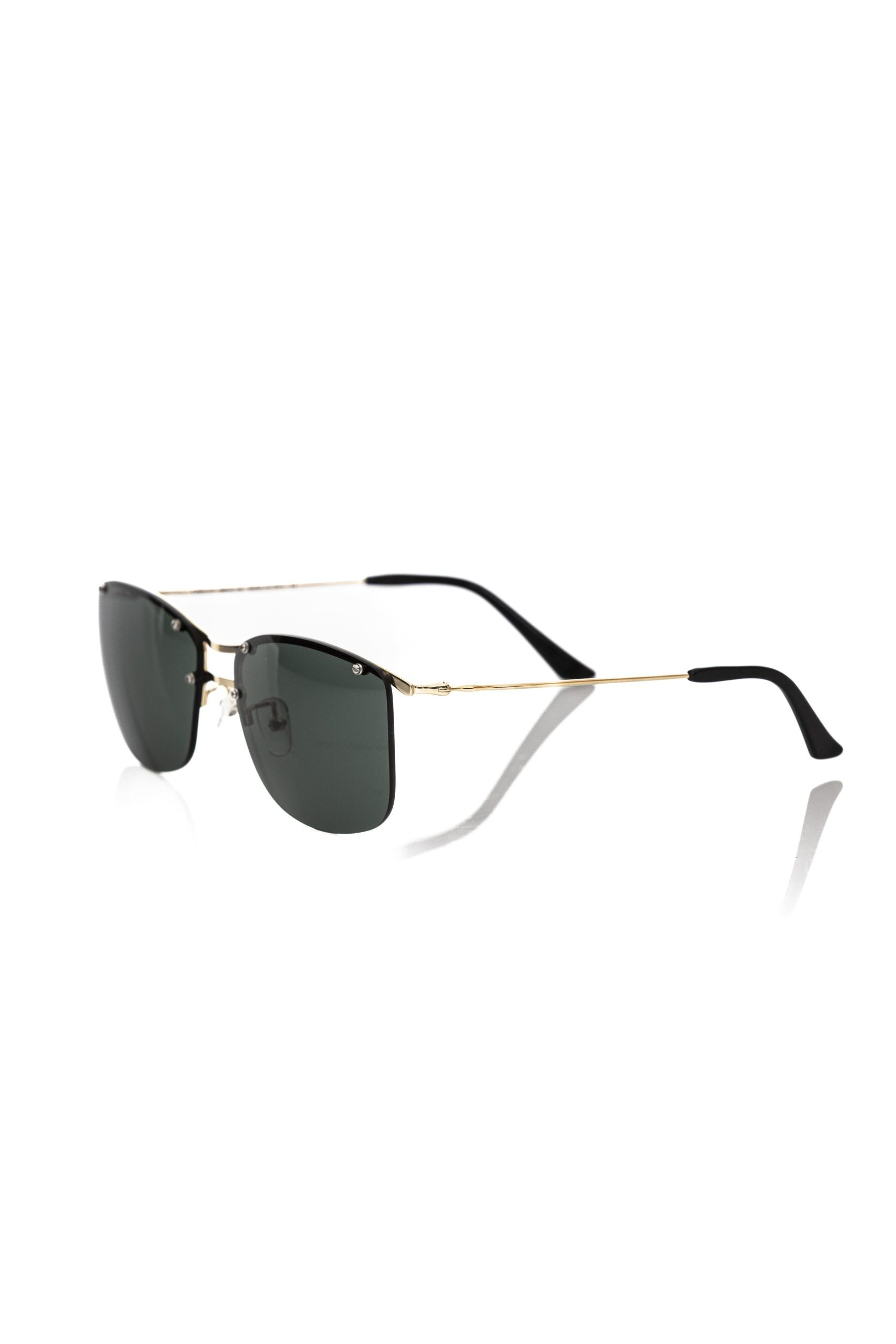 Frankie Morello Black Metallic Men Sunglass - Luksusmuotia Frankie Morello - Tutustu YVES JAVANNI® 